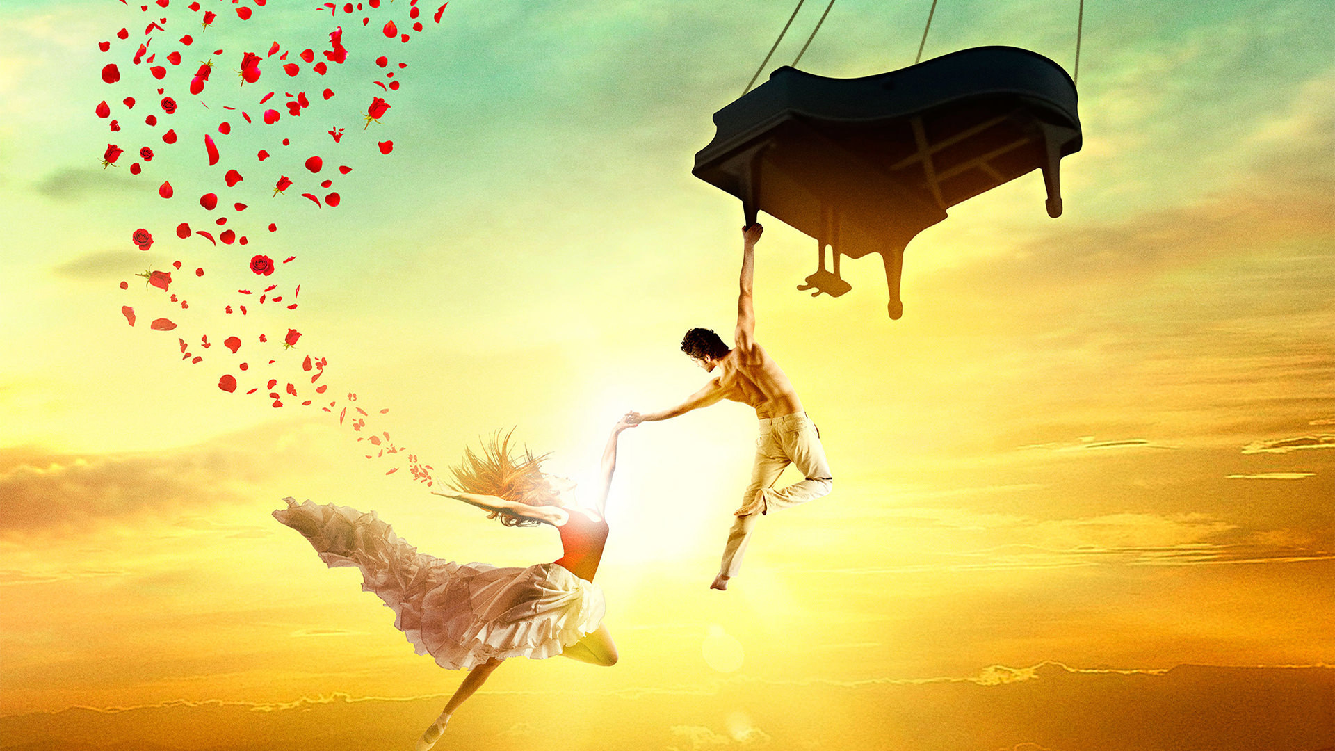 Песня мужчина моей мечты. Влюбленные летают. Летать на крыльях счастья. Любовь в полете. Девушка летит.