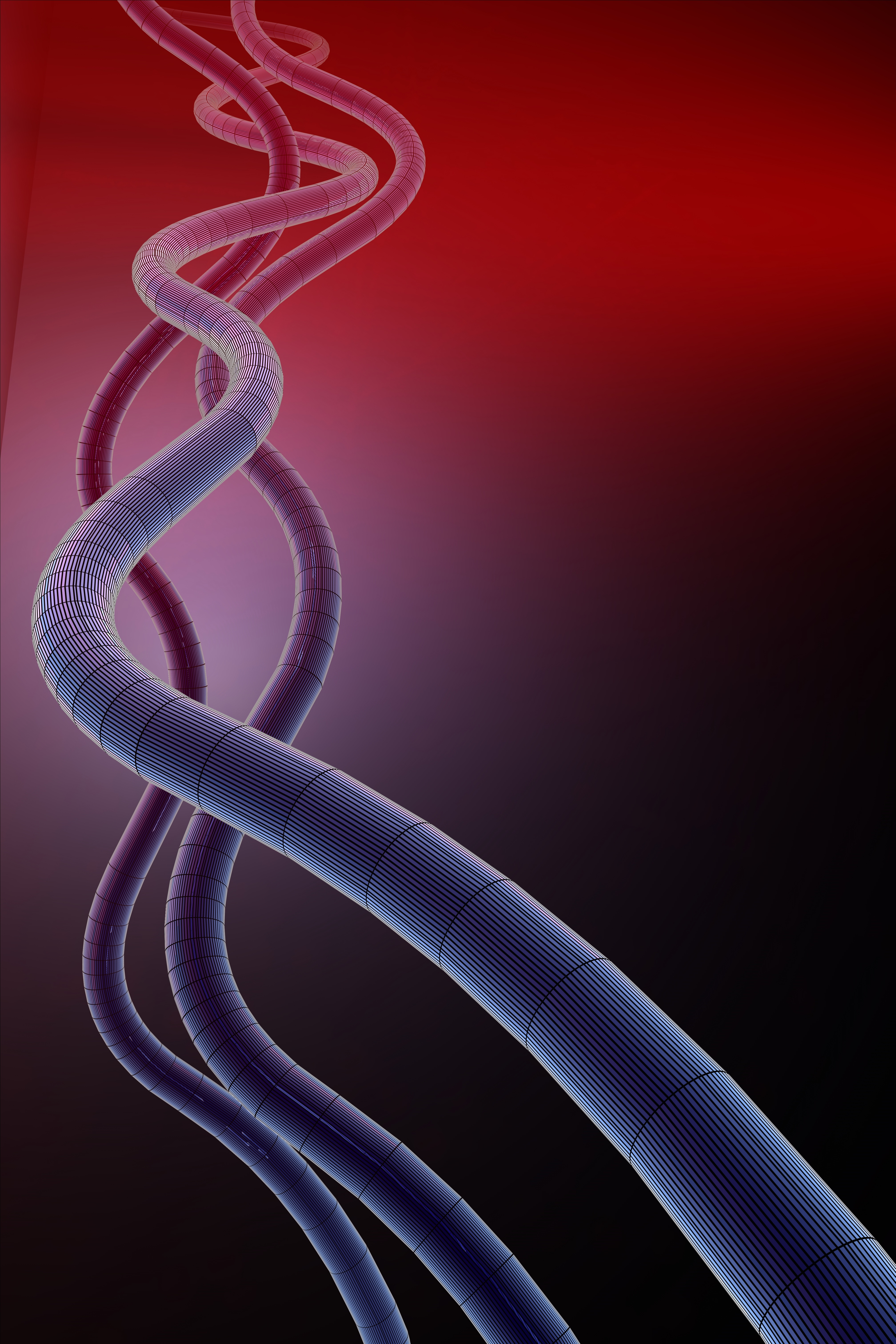 3d, plexus, wavy, tubes, tube wallpapers for tablet