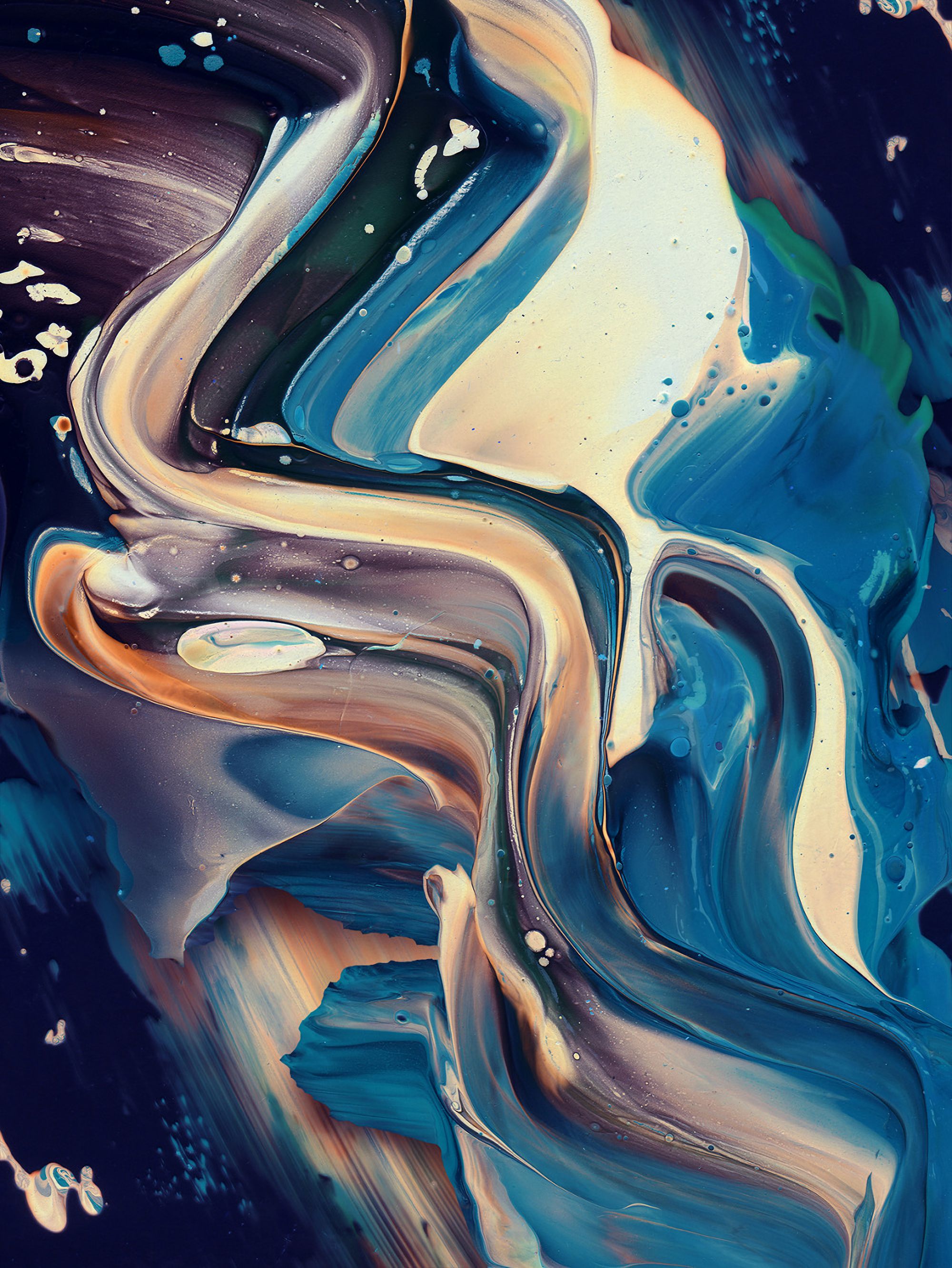 irregularities, abstract, paint, divorces, wavy for android