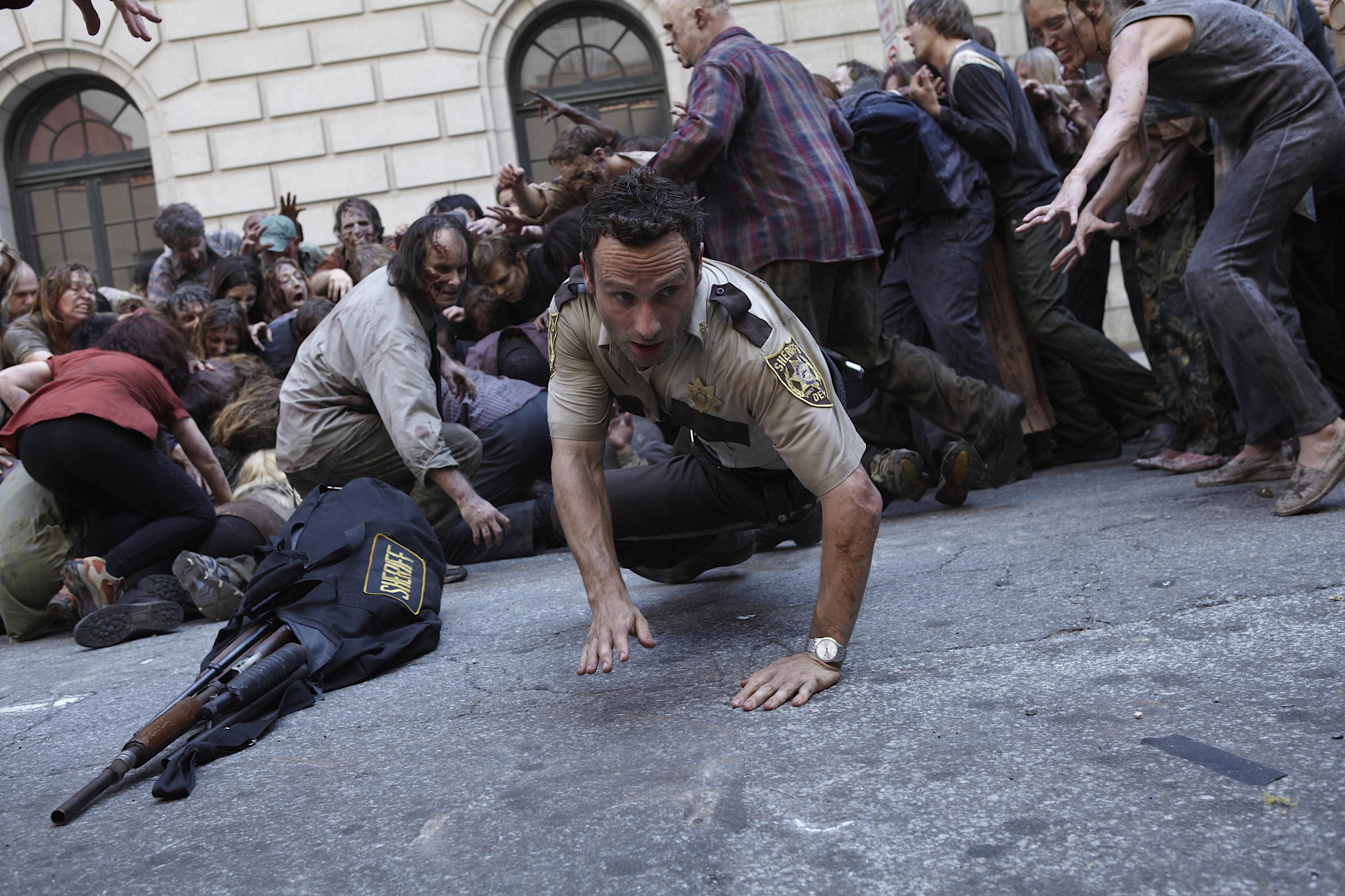 the walking dead, tv show, rick grimes, andrew lincoln Zombie HQ Background Images