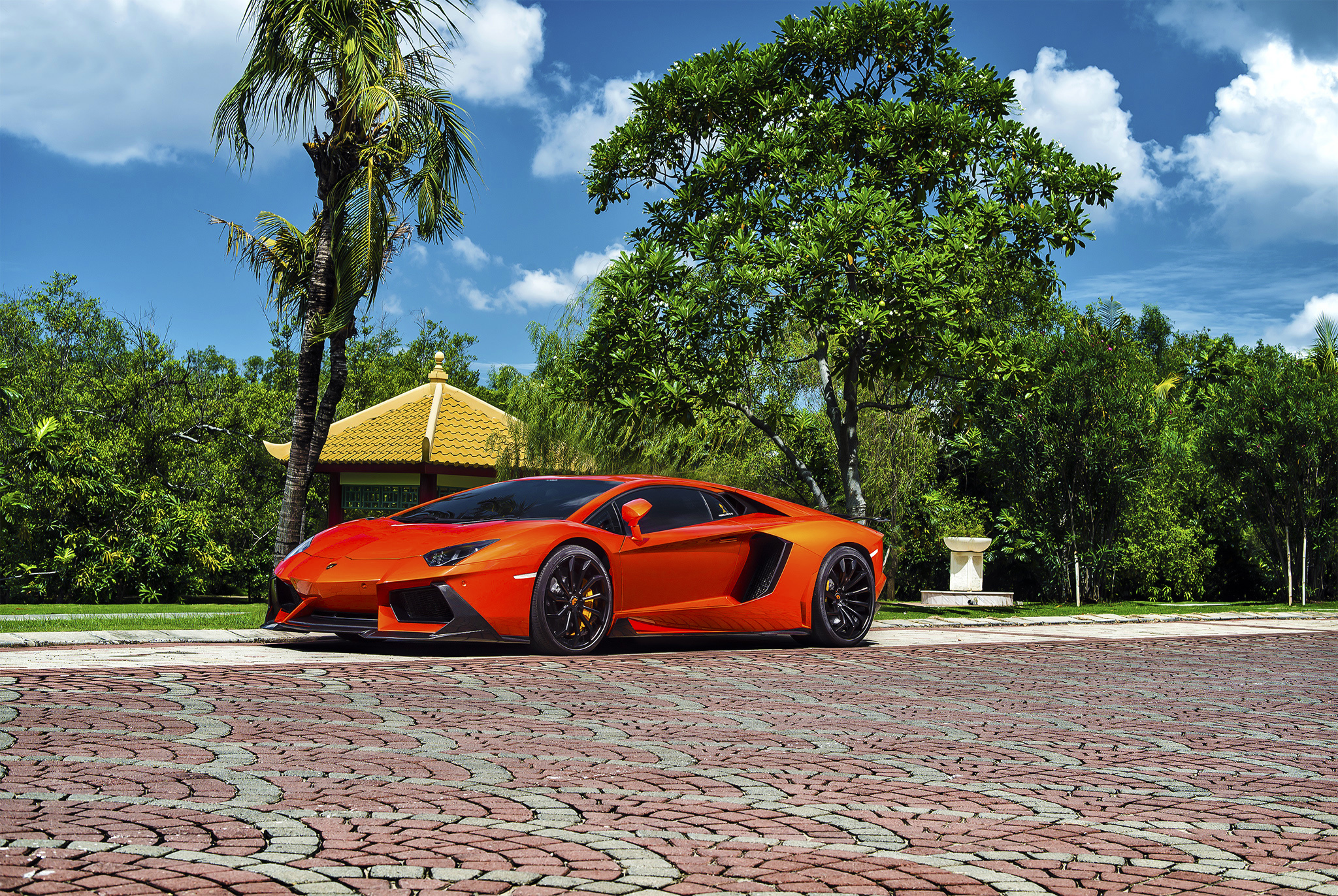 64239 download wallpaper lamborghini, cars, red, side view, aventador-v, lp 740-4 screensavers and pictures for free