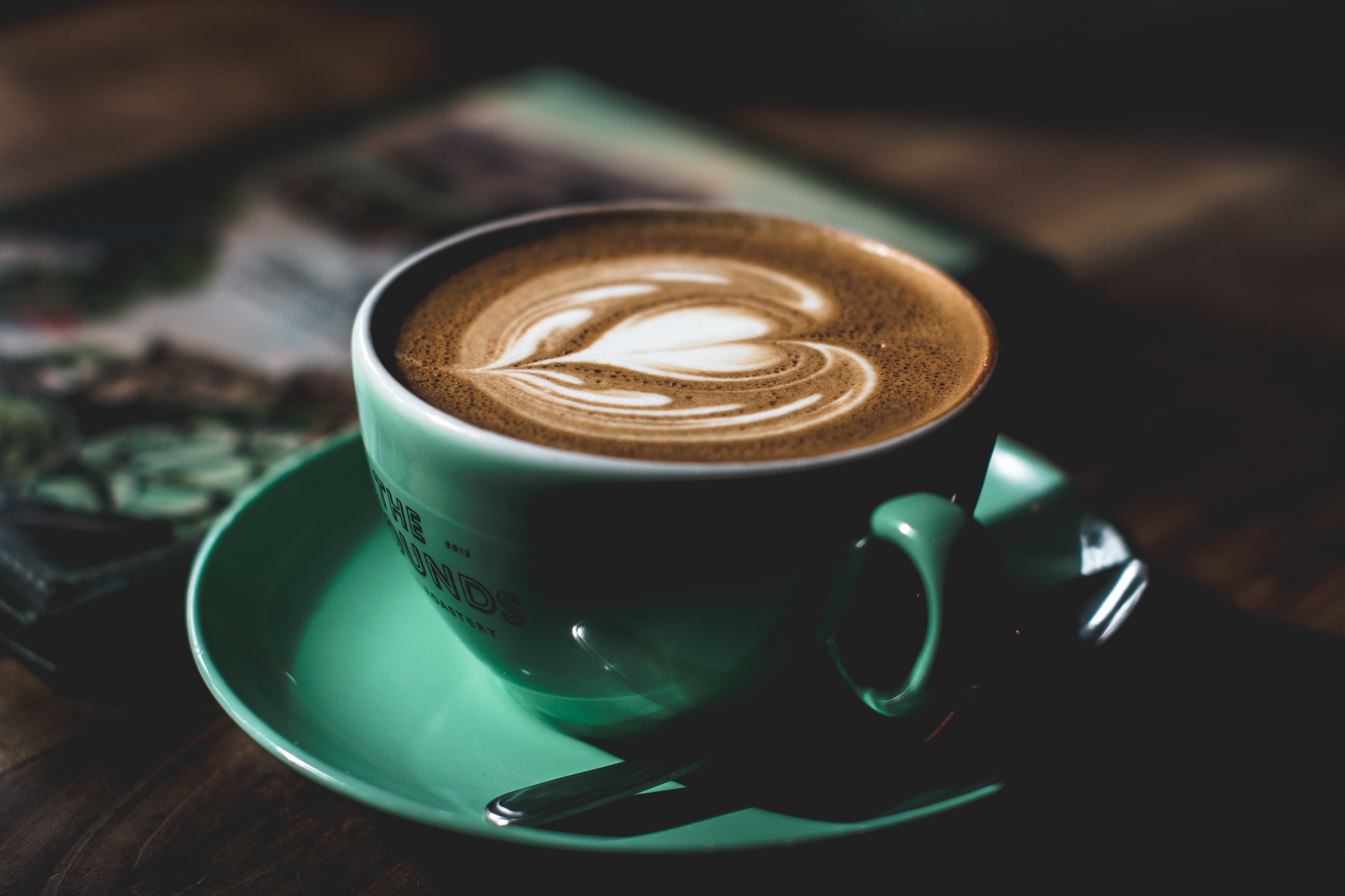 pattern, food, coffee, cup, cappuccino UHD