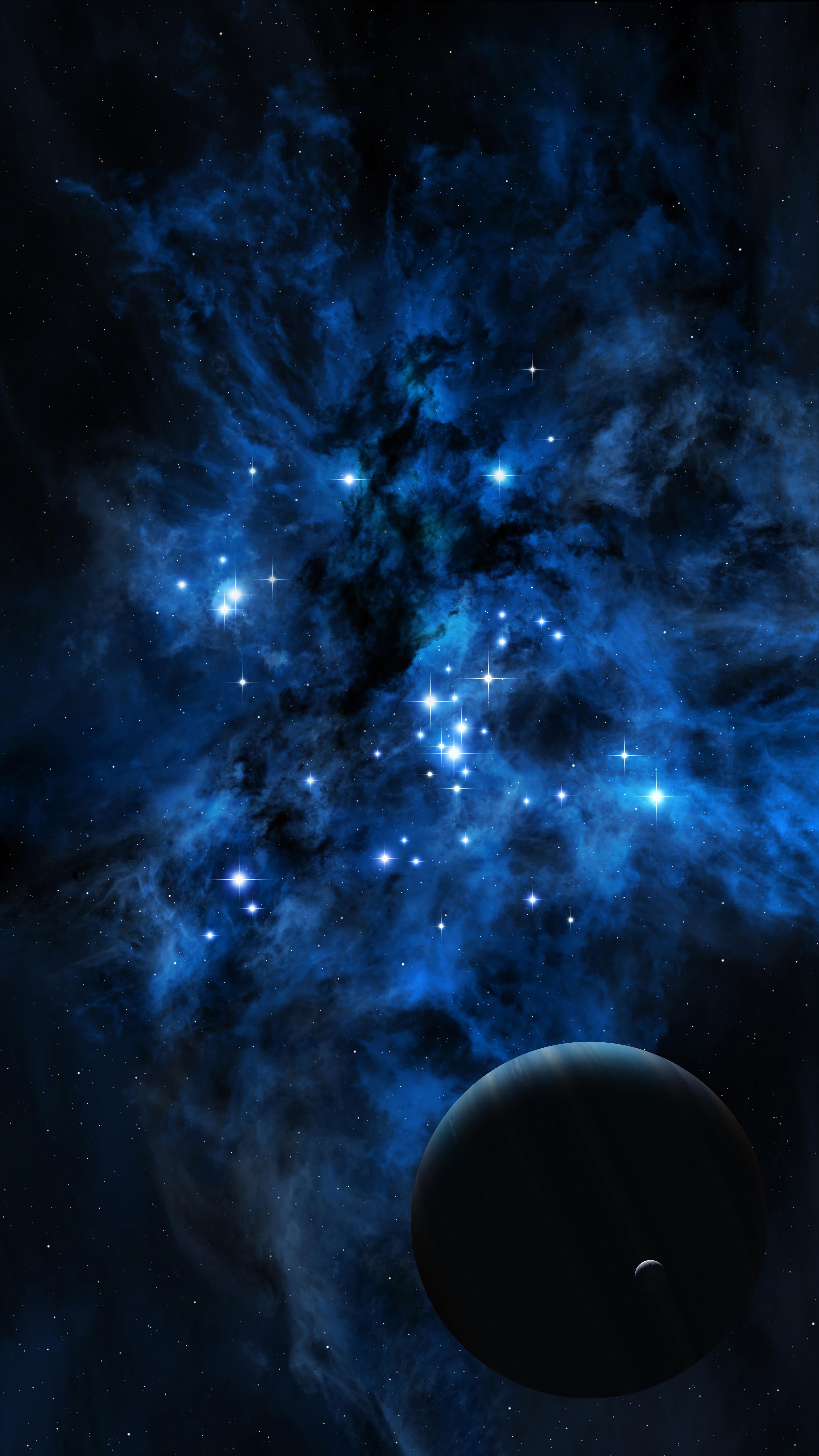 75617 下載圖片 行星, 宇宙, 星级, 蓝色, 闪耀, 闪光, 蓝色的, 卫星, 斯普特尼克, 开放空间 - 免費壁紙和屏保