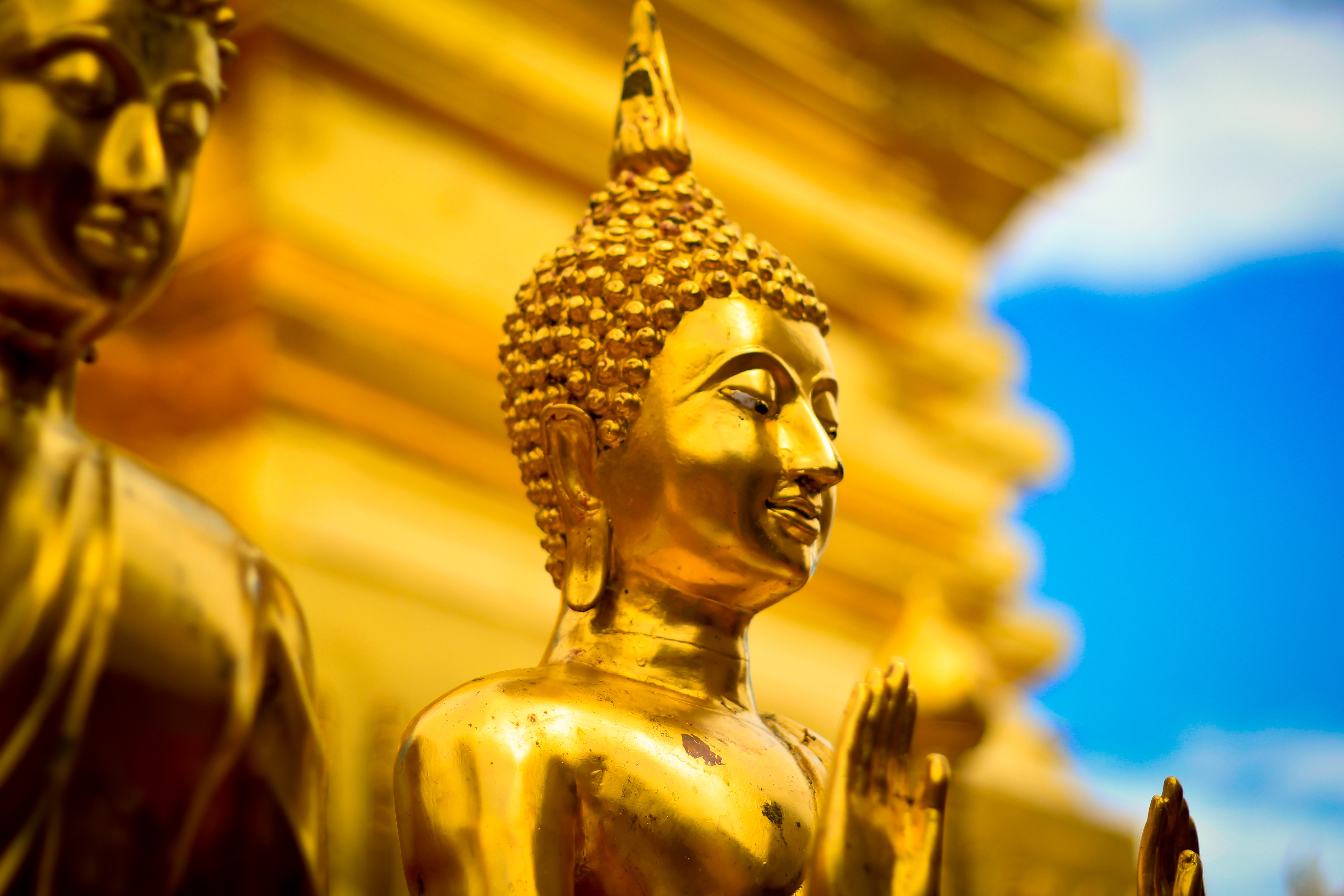 buddha, religion, statue, thailand, religious Phone Background