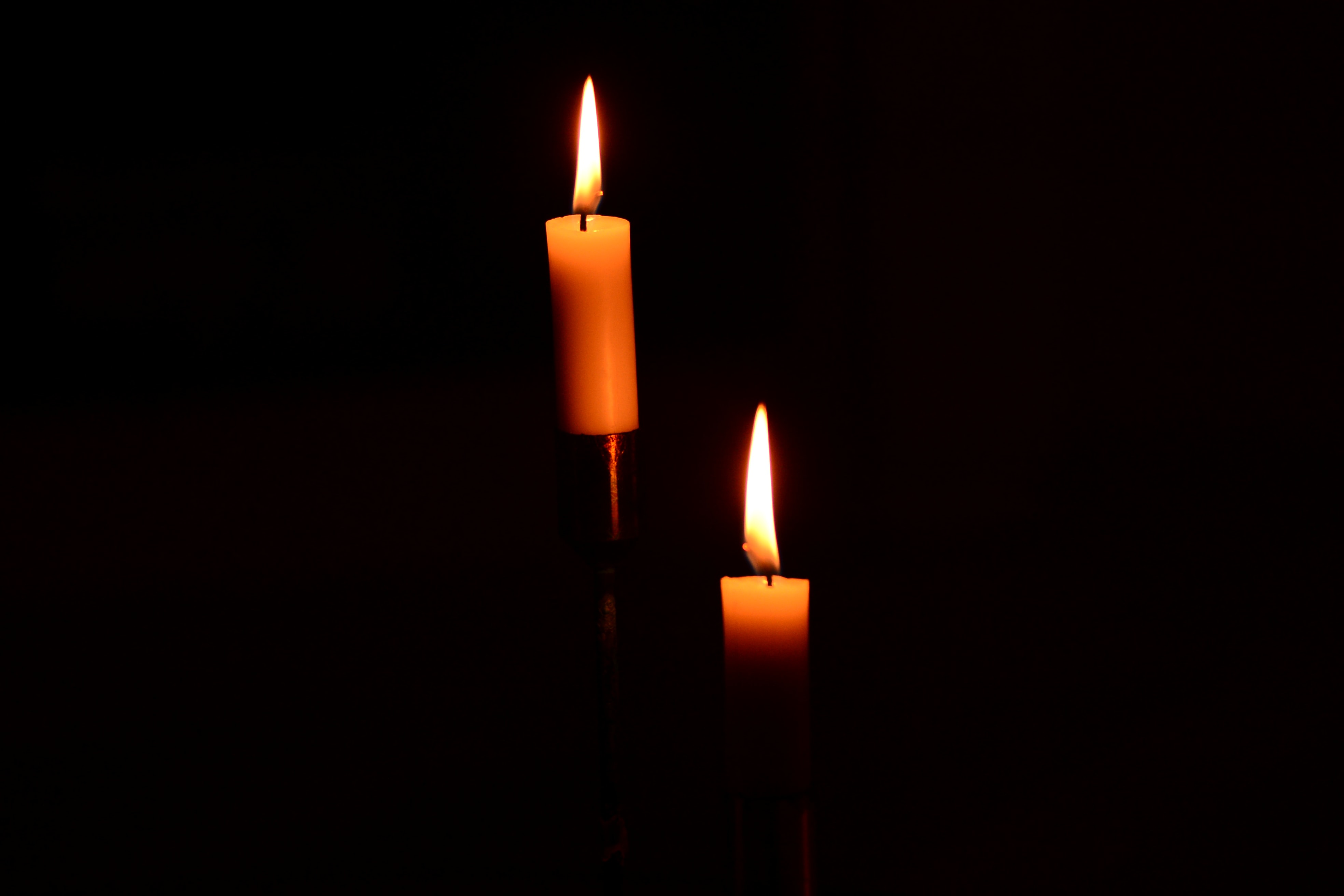 Candles dark, fire 8k Backgrounds