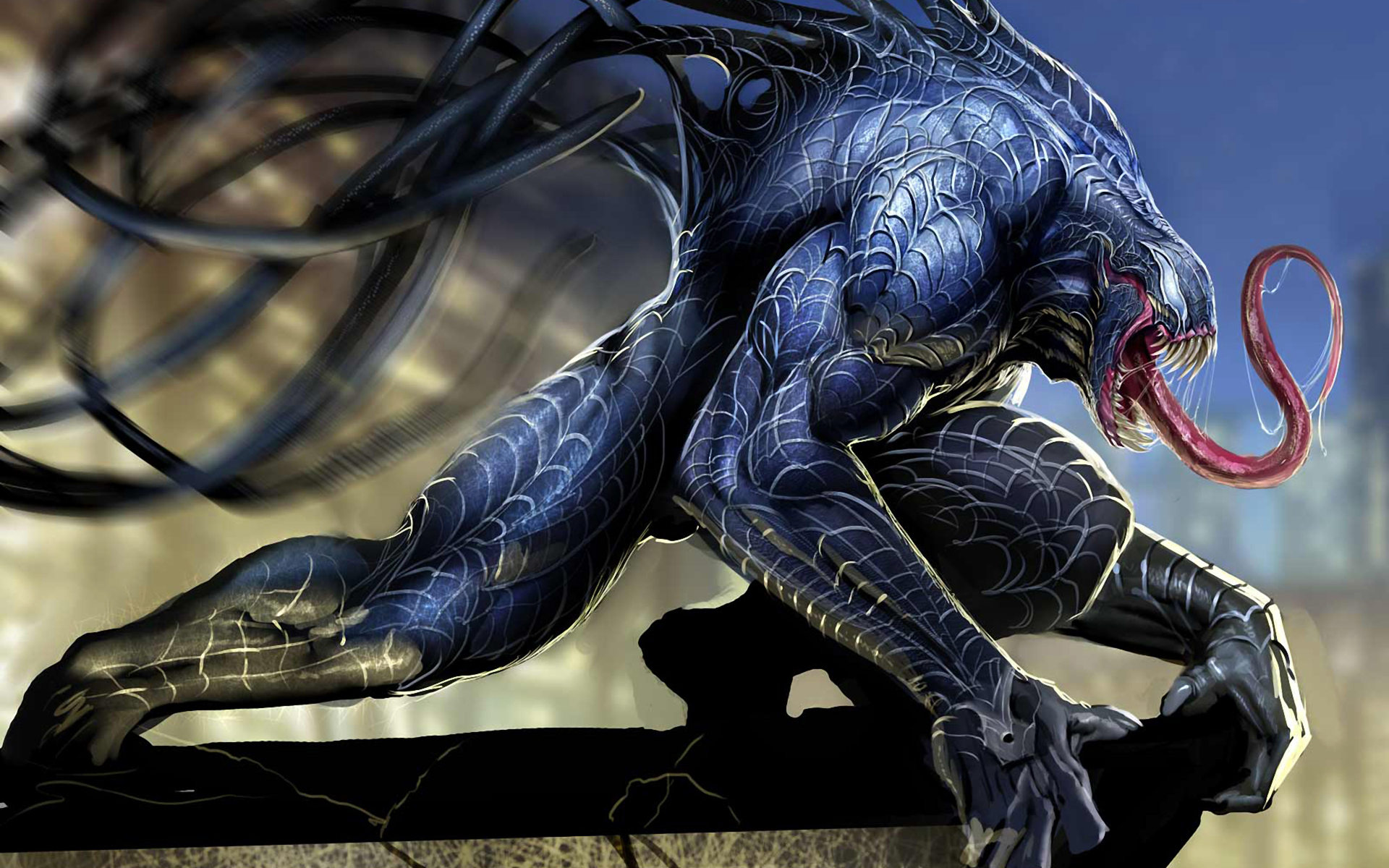 spider man, venom, comics phone background