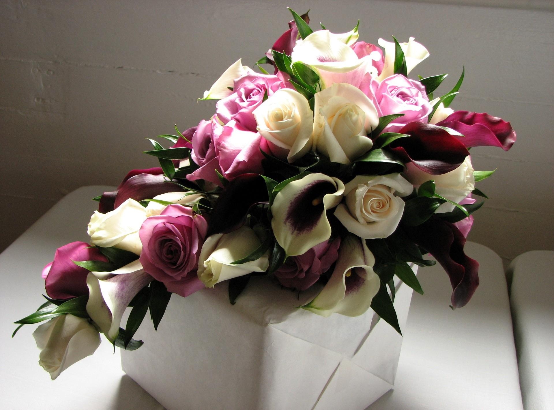 flowers, roses, registration, typography, bouquet, calla, callas, stand 8K