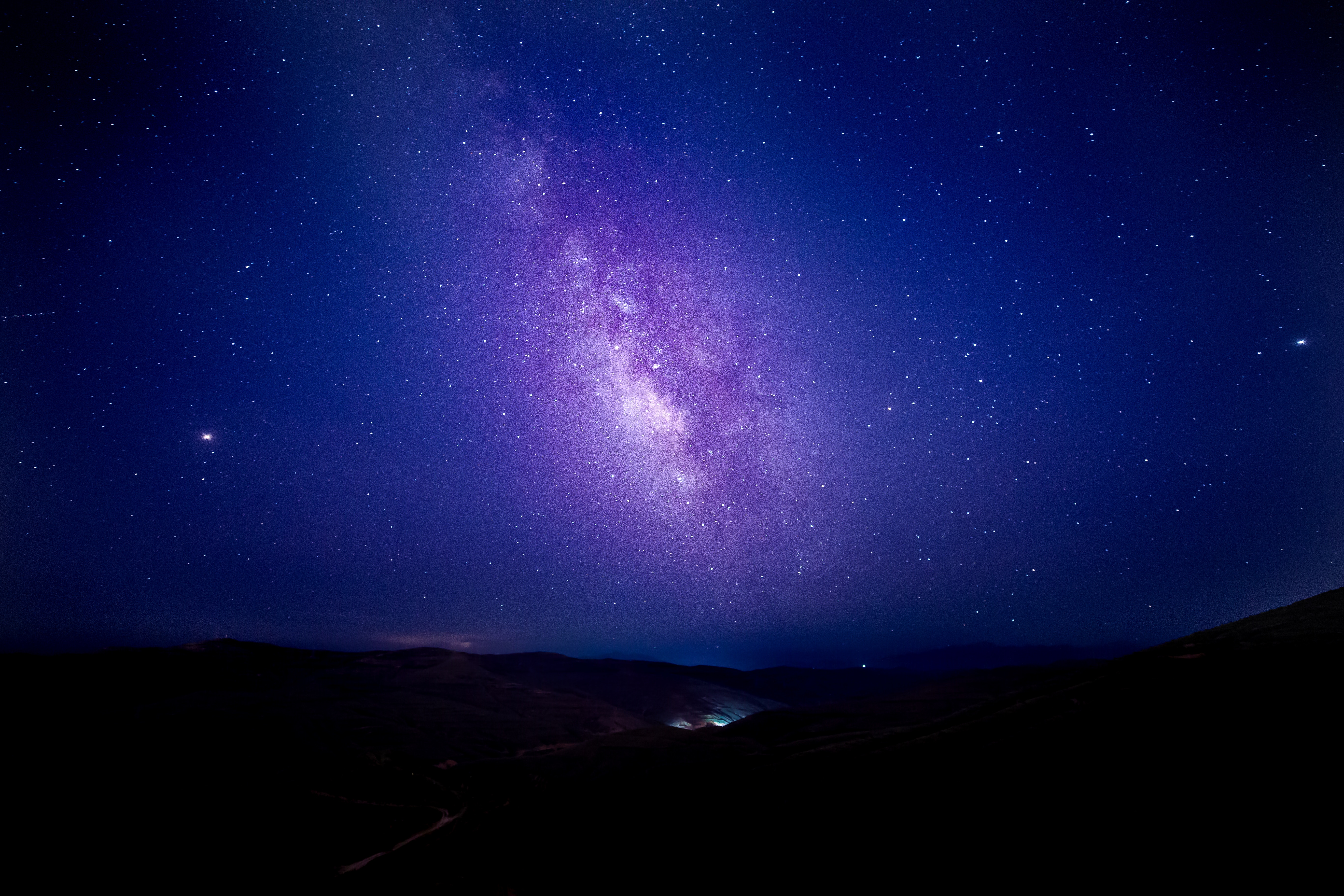 75051 Hintergrundbild herunterladen sterne, natur, sky, übernachtung, sternenhimmel, die milchstrasse, milchstraße - Bildschirmschoner und Bilder kostenlos