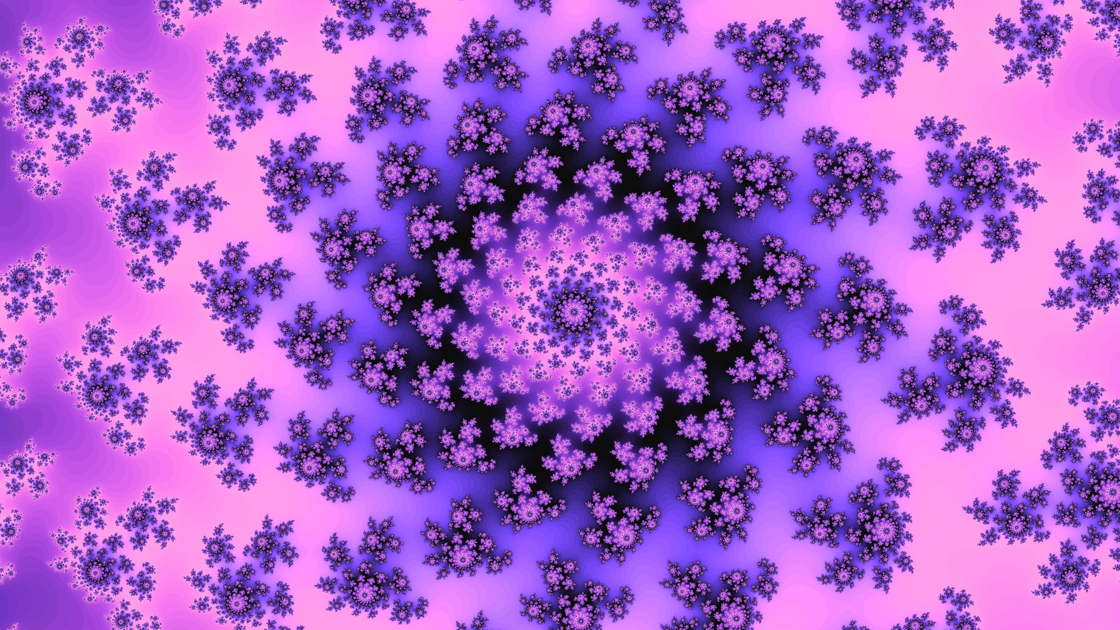 54743 Hintergrundbild herunterladen abstrakt, violett, muster, fraktale, lila, spiral, spirale - Bildschirmschoner und Bilder kostenlos