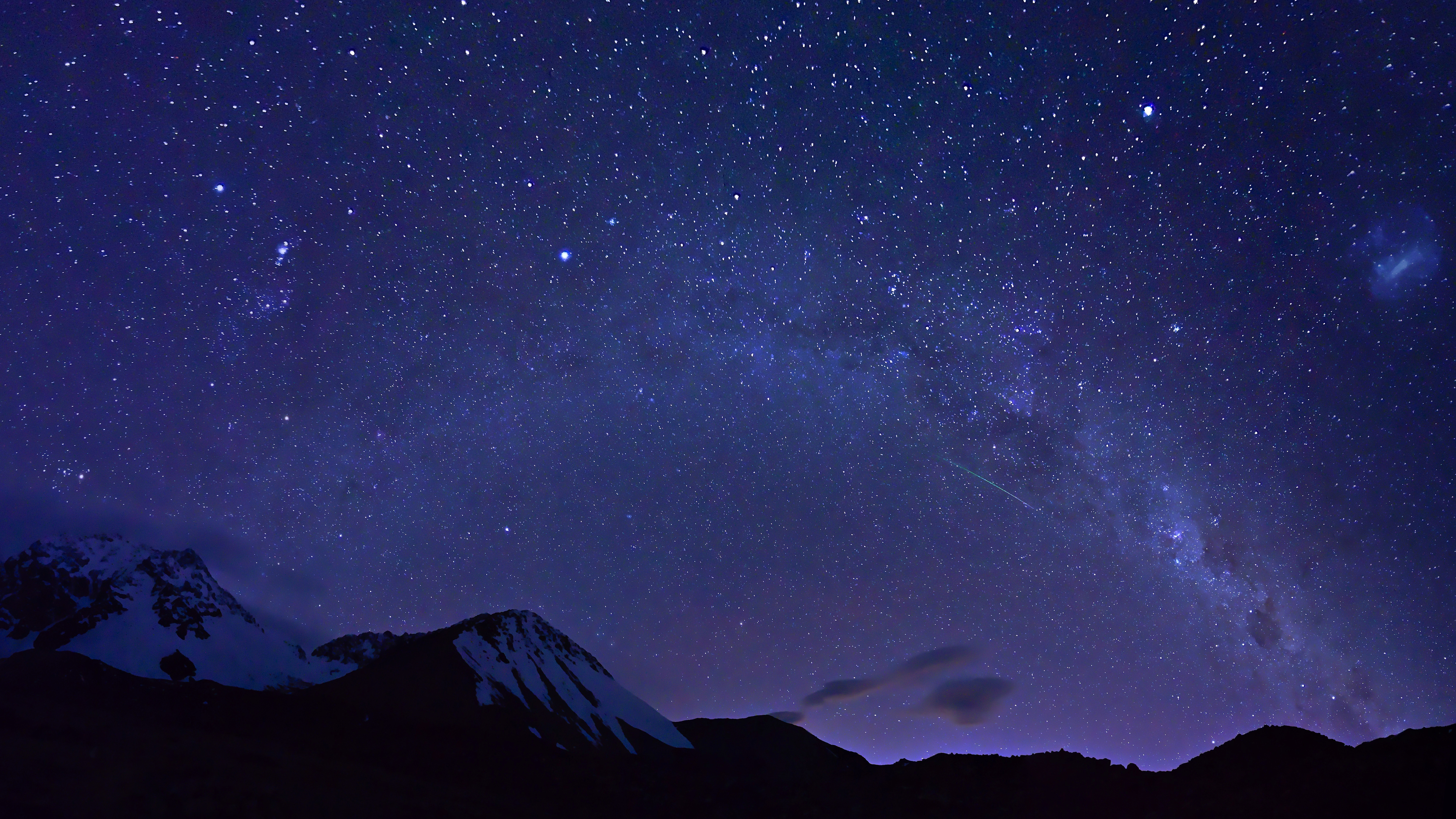 131316 1440x900 PC pictures for free, download dark, stars, snowbound, mountains 1440x900 wallpapers on your desktop