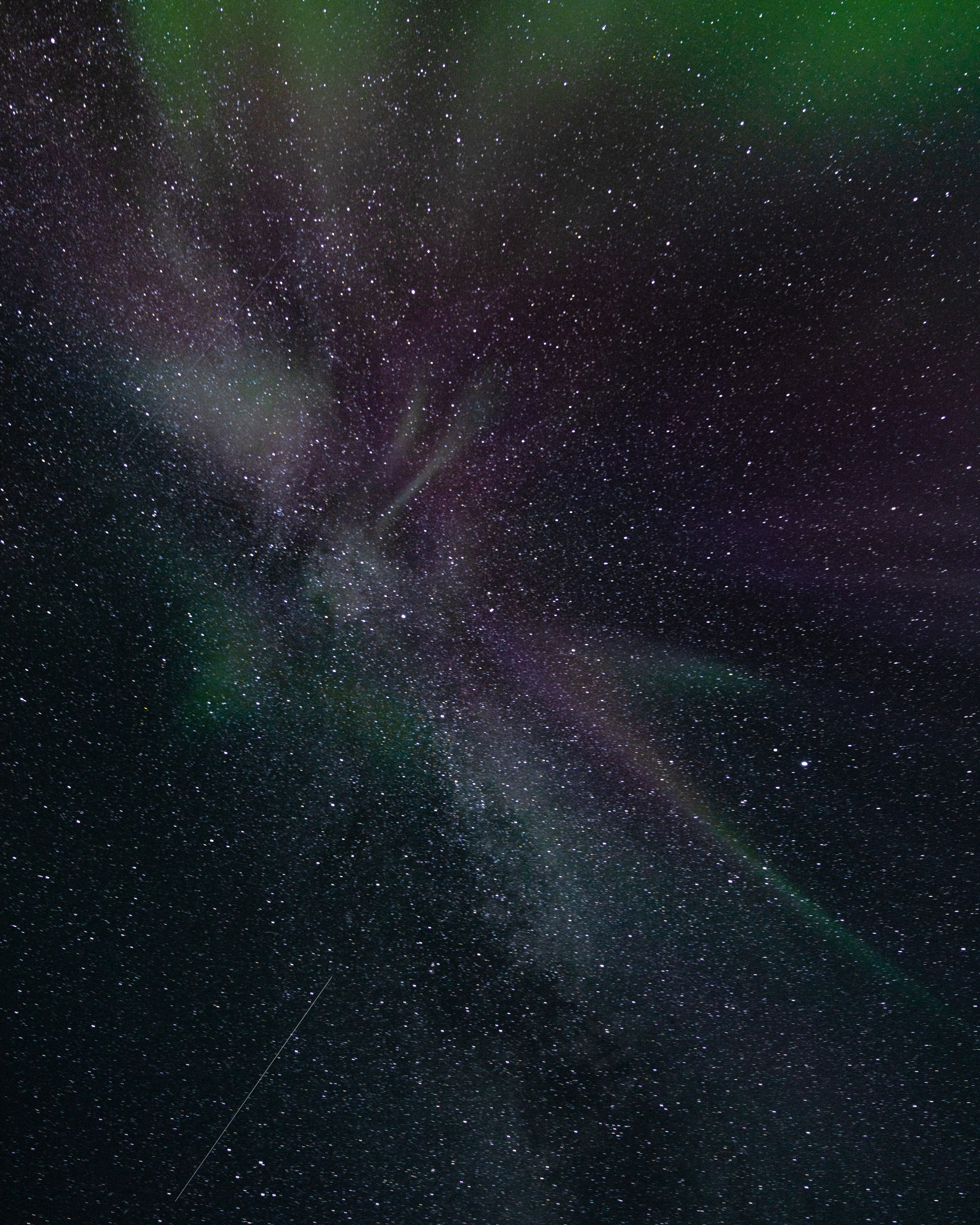 Latest Mobile Wallpaper universe, stars, aurora borealis, astronomy