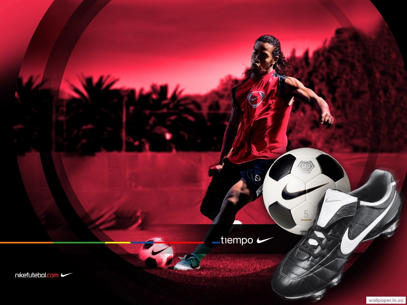 men, football, sports, people, ronaldinho, red High Definition image