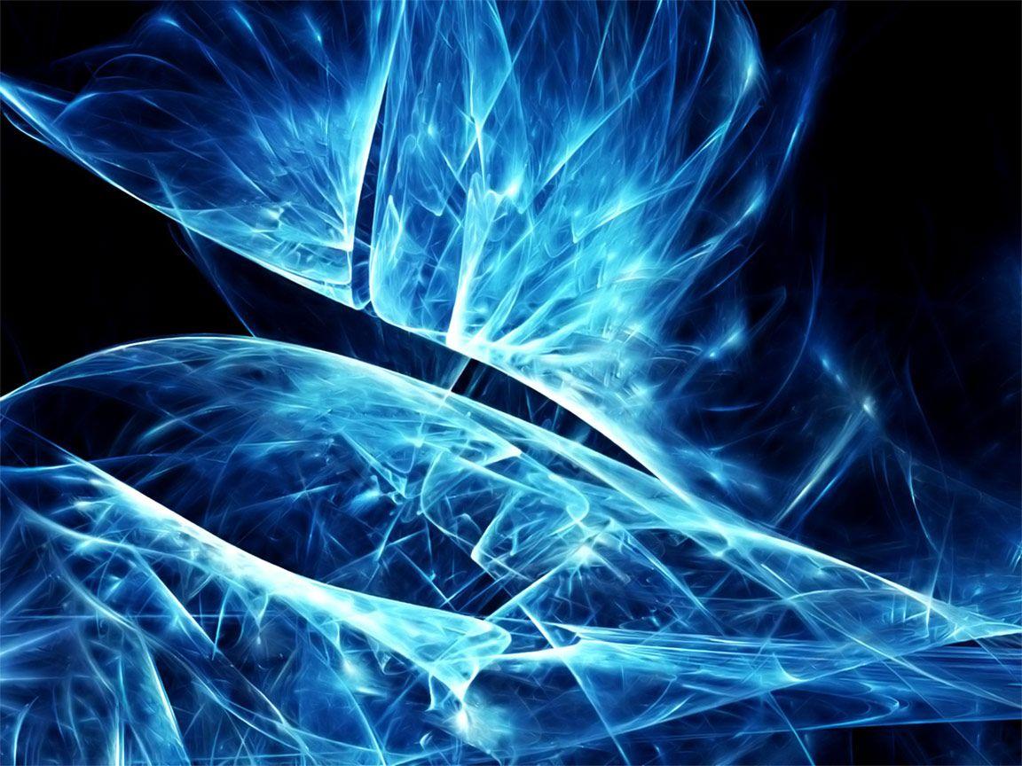 3d, cgi, blue, abstract Aesthetic wallpaper
