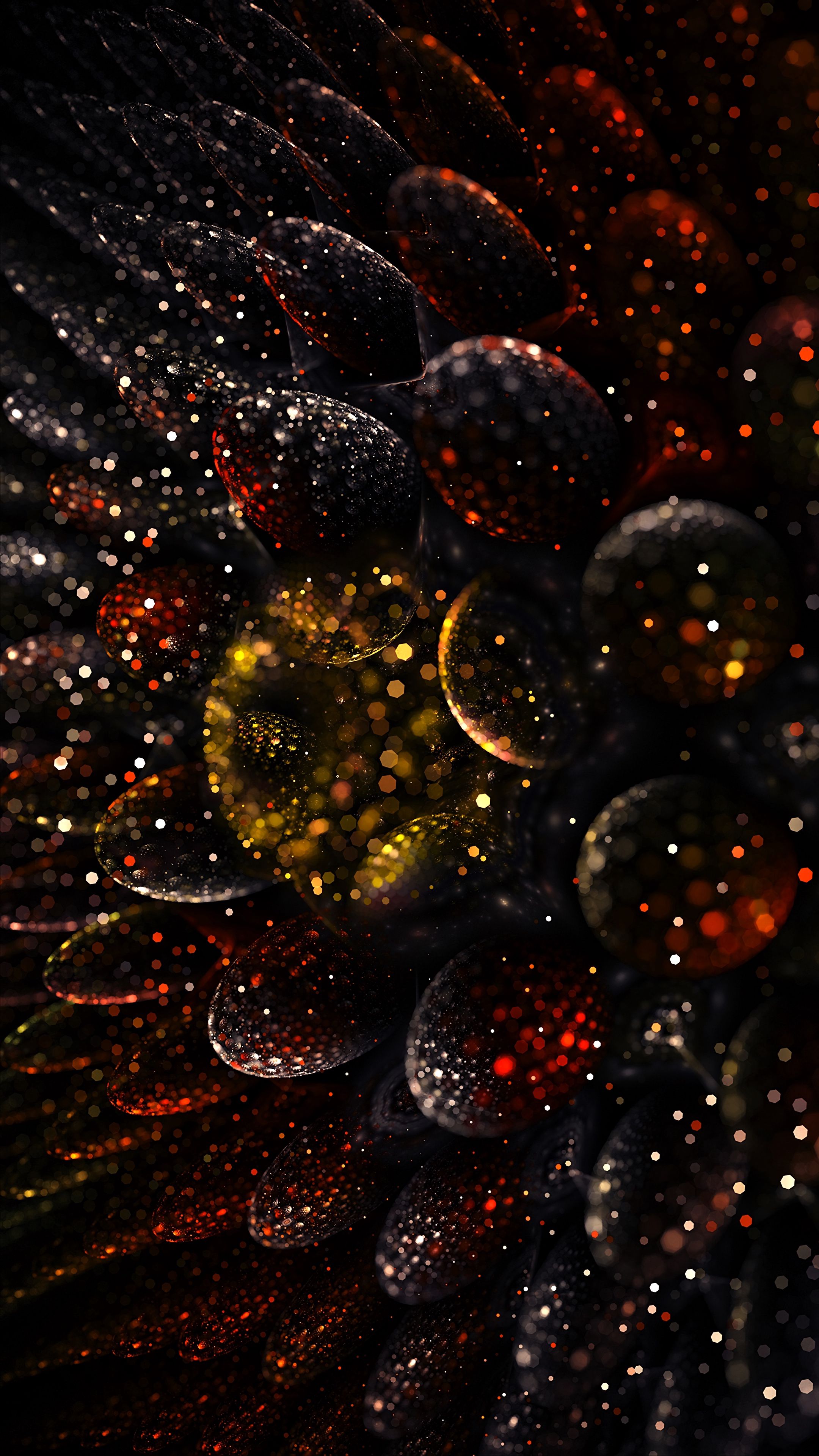 abstract, brilliance, forms, shine, form, fractal, balls, convex 4K