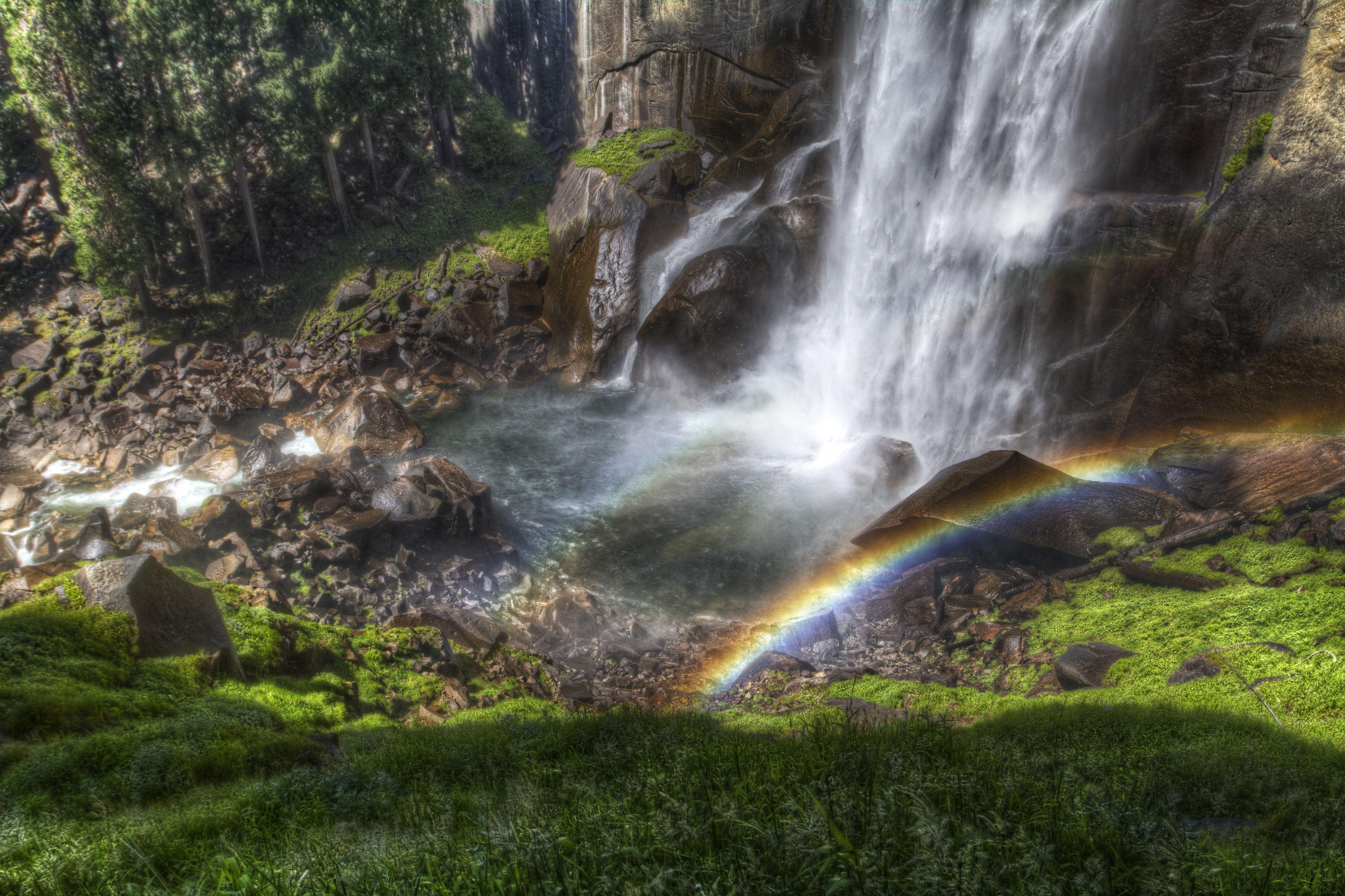 Laden Sie das Wasserfall, Natur, Stones, Regenbogen, Farbe, Oben, Feuchtigkeit, Fließen, Schatten, Farben, Stream, Von Oben, Düsen, De:-Bild kostenlos auf Ihren PC-Desktop herunter