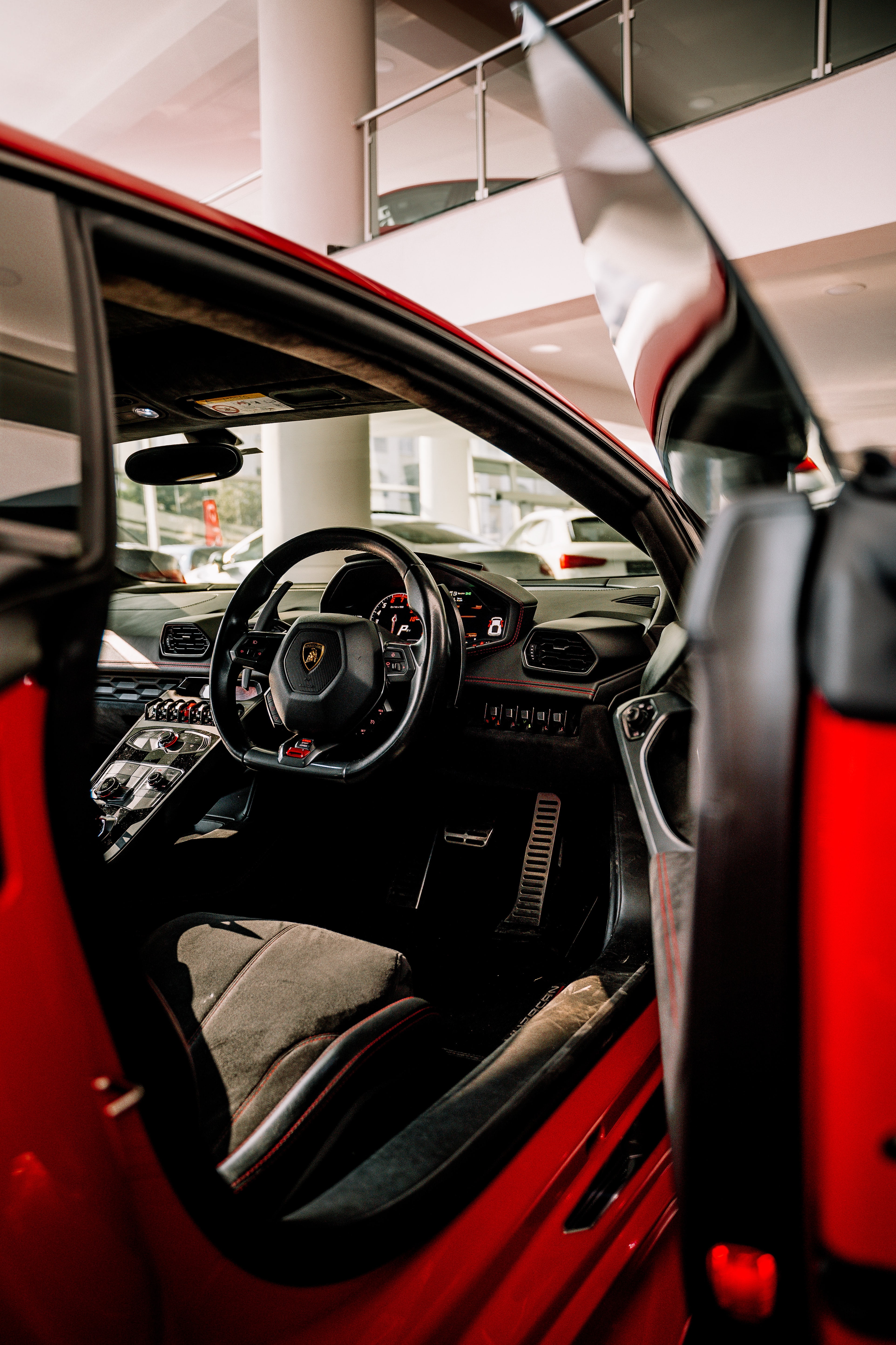 101749 Заставки и Обои Ламборджини (Lamborghini) на телефон. Скачать салон, руль, тачки (cars), автомобиль картинки бесплатно