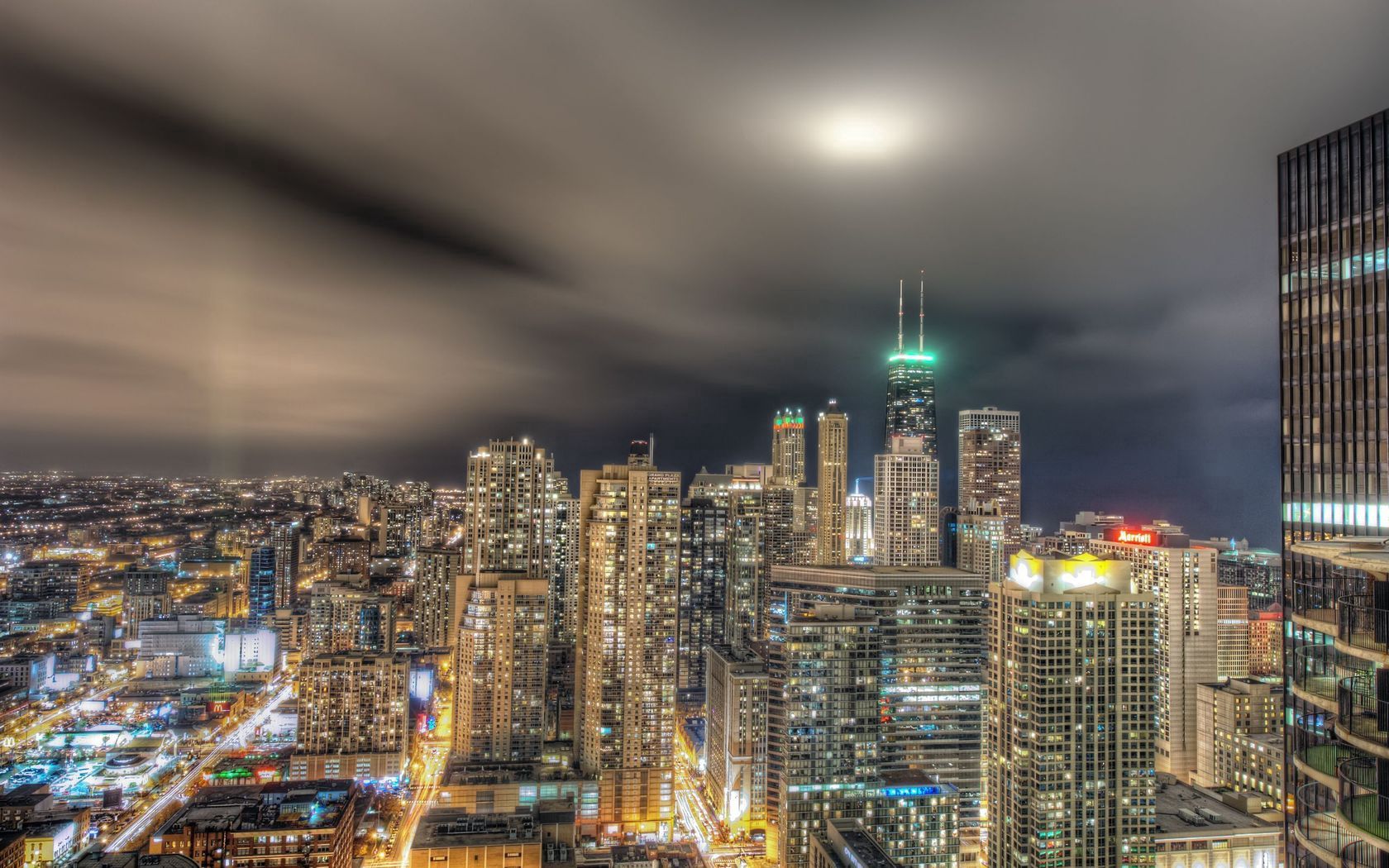 77584 Bildschirmschoner und Hintergrundbilder Chicago auf Ihrem Telefon. Laden Sie night city, städte, lichter, die lichter Bilder kostenlos herunter