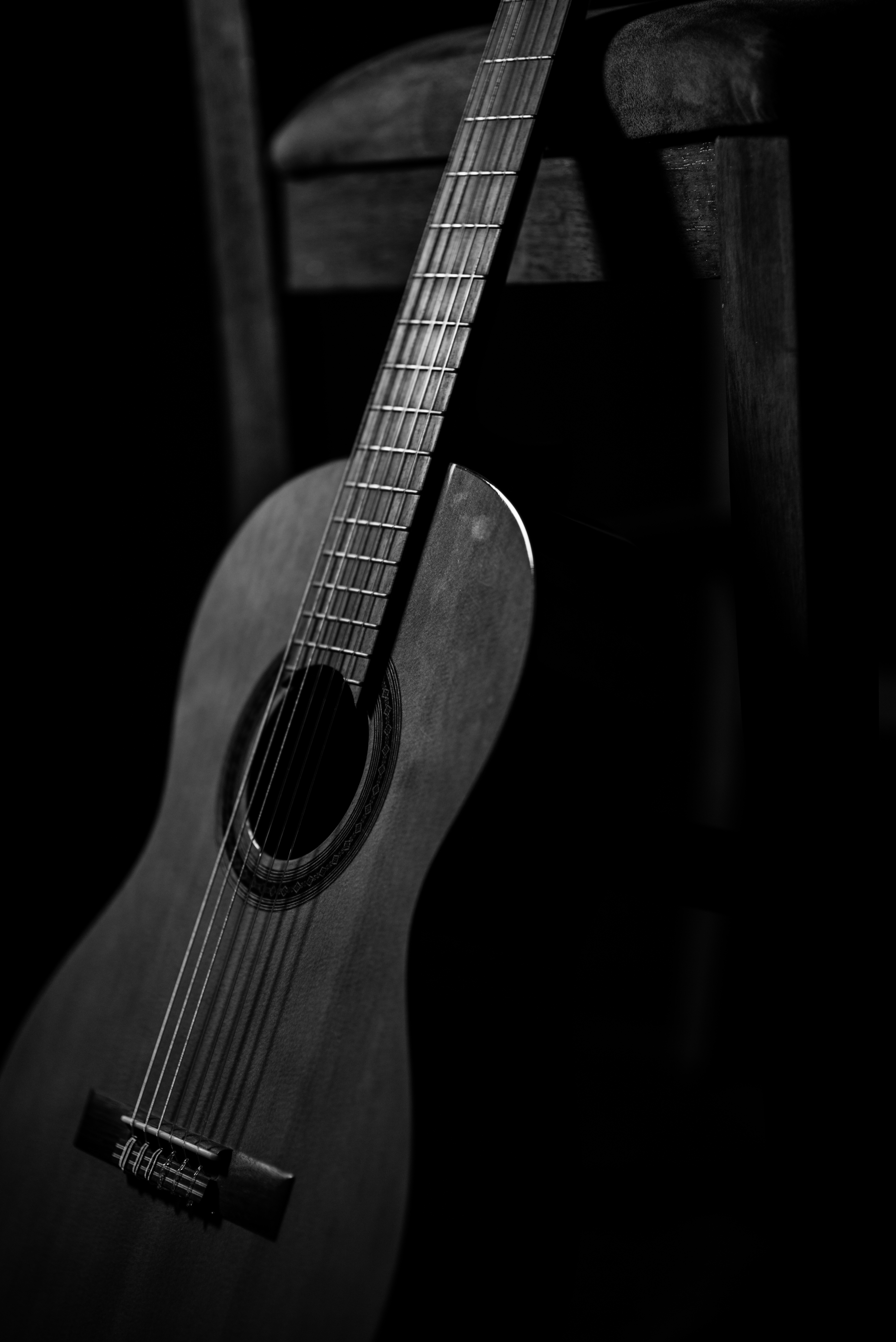 musical instrument, chb, bw, dark Square Wallpapers