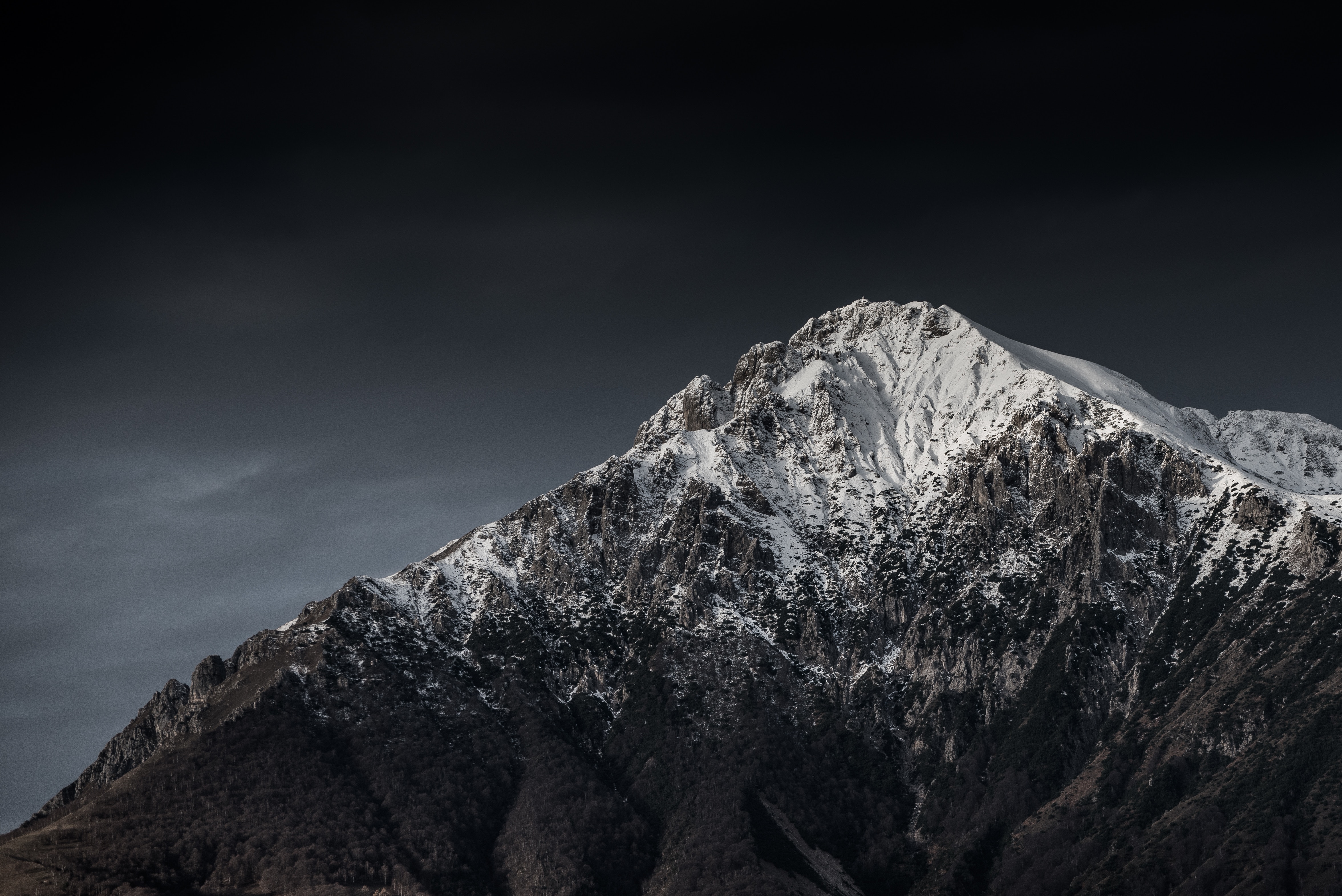 1080p pic mountain, snowbound, snow covered, vertex