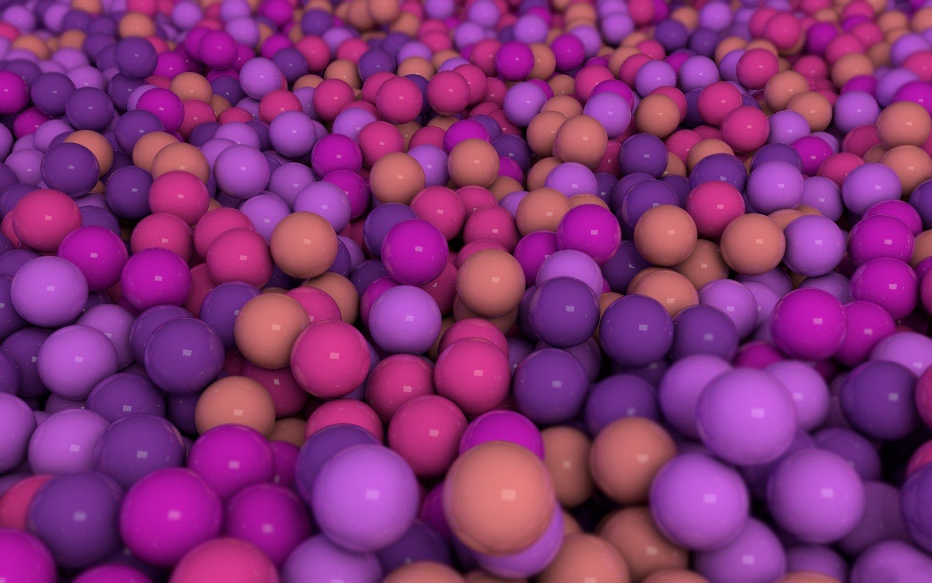 Balls motley, multicolored, 3d, multitude desktop Images