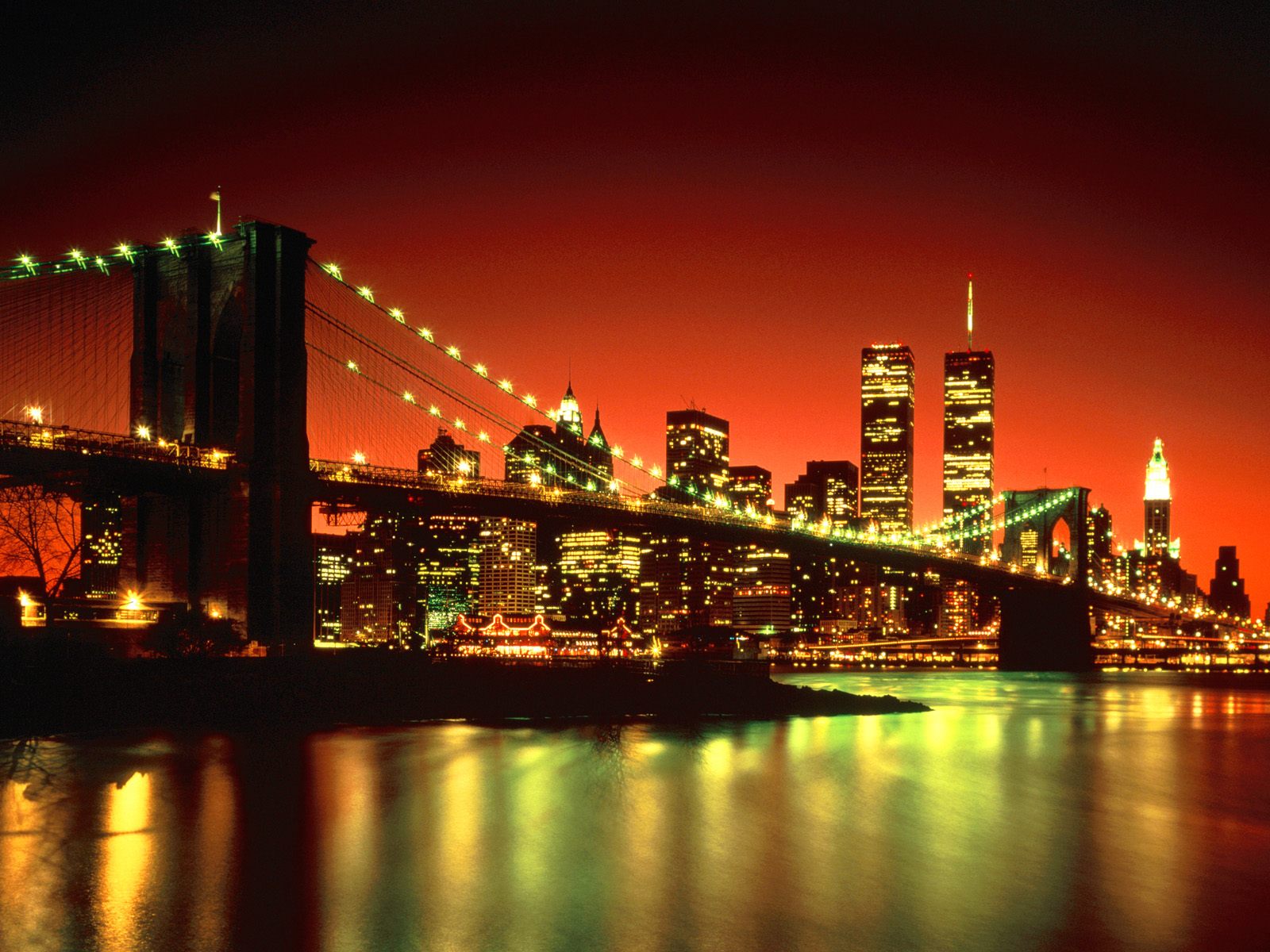 Manhattan brooklyn bridge, man made, bridges, new york 4k Wallpaper