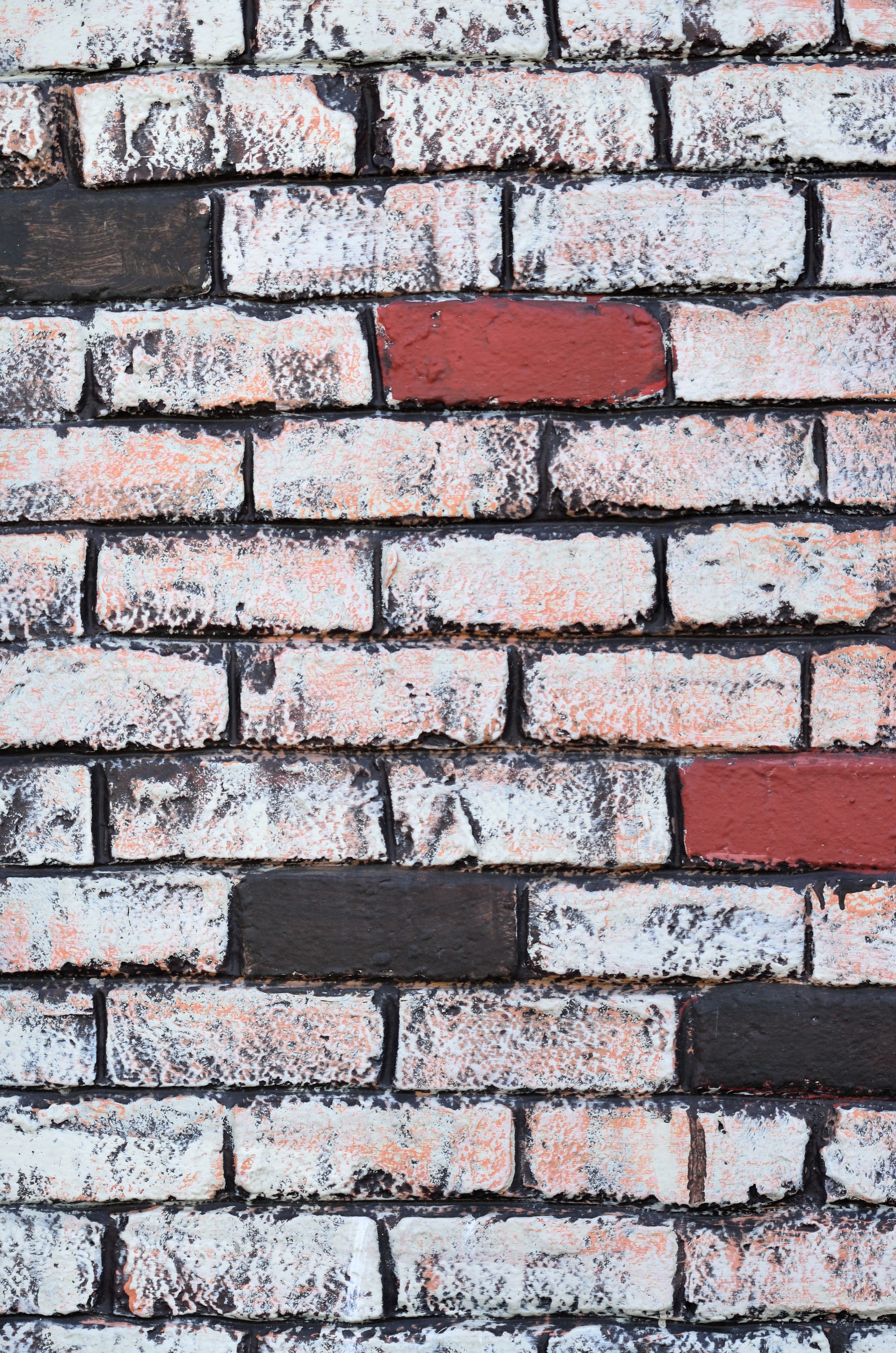 paint, bricks, wall, textures Brick Wall HD Android Wallpapers