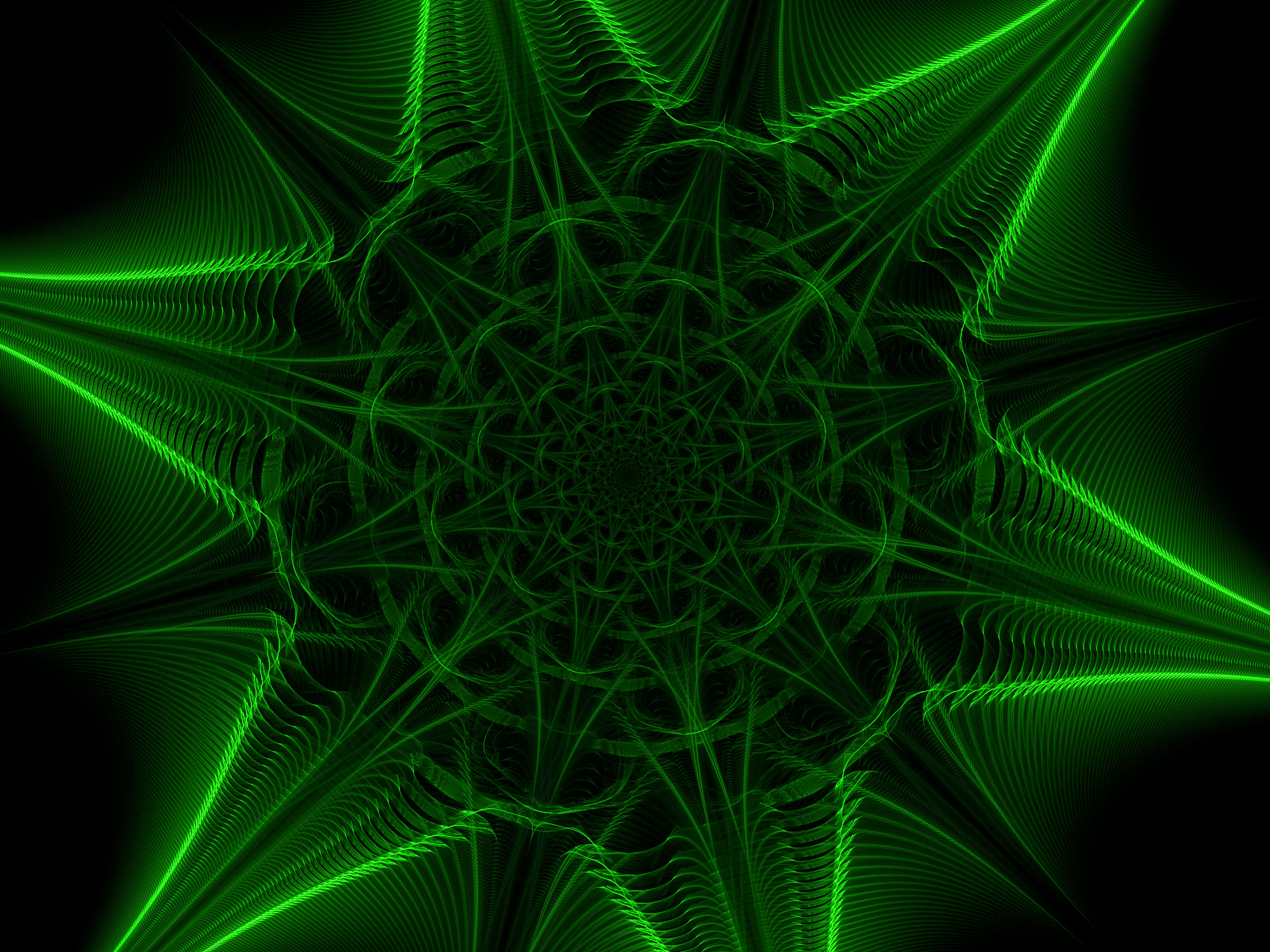 156591 Salvapantallas y fondos de pantalla Fractal en tu teléfono. Descarga imágenes de abstracción, verde, patrón gratis