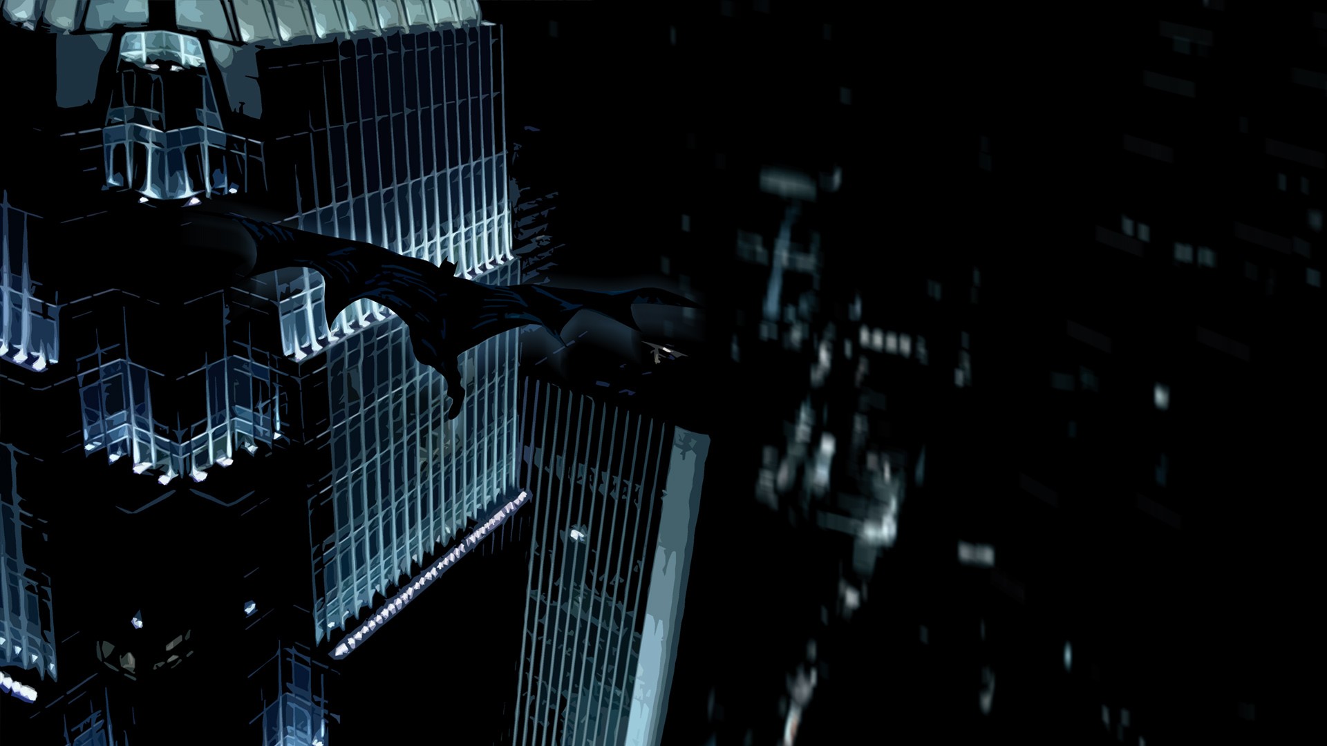 Звук batman. Готэм Сити темный рыцарь 2008. Темный рыцарь Чикаго. Готэм Сити изттемного рыцаря. Бэтмен на здании.