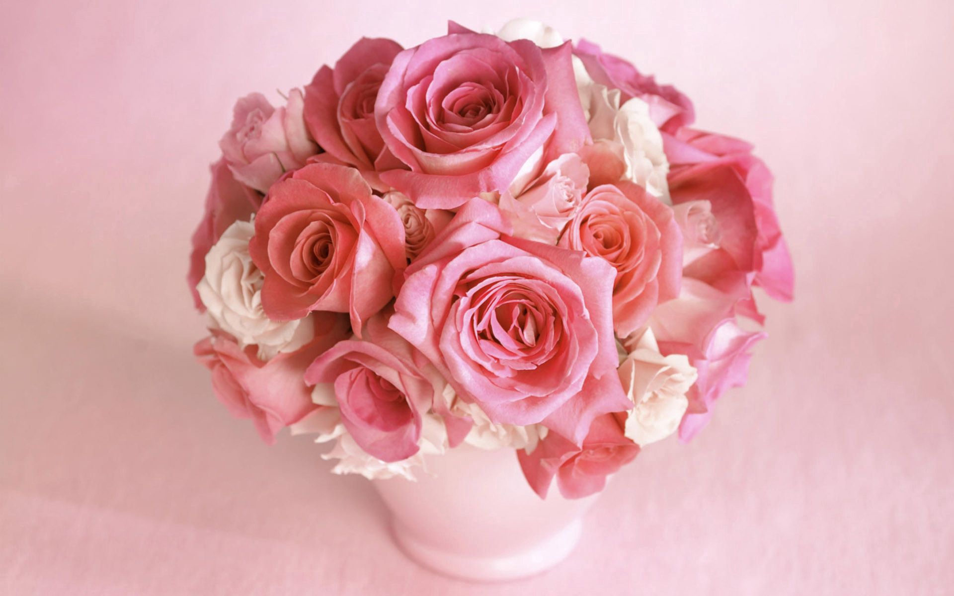 bouquet, flowers, roses, vase HD wallpaper