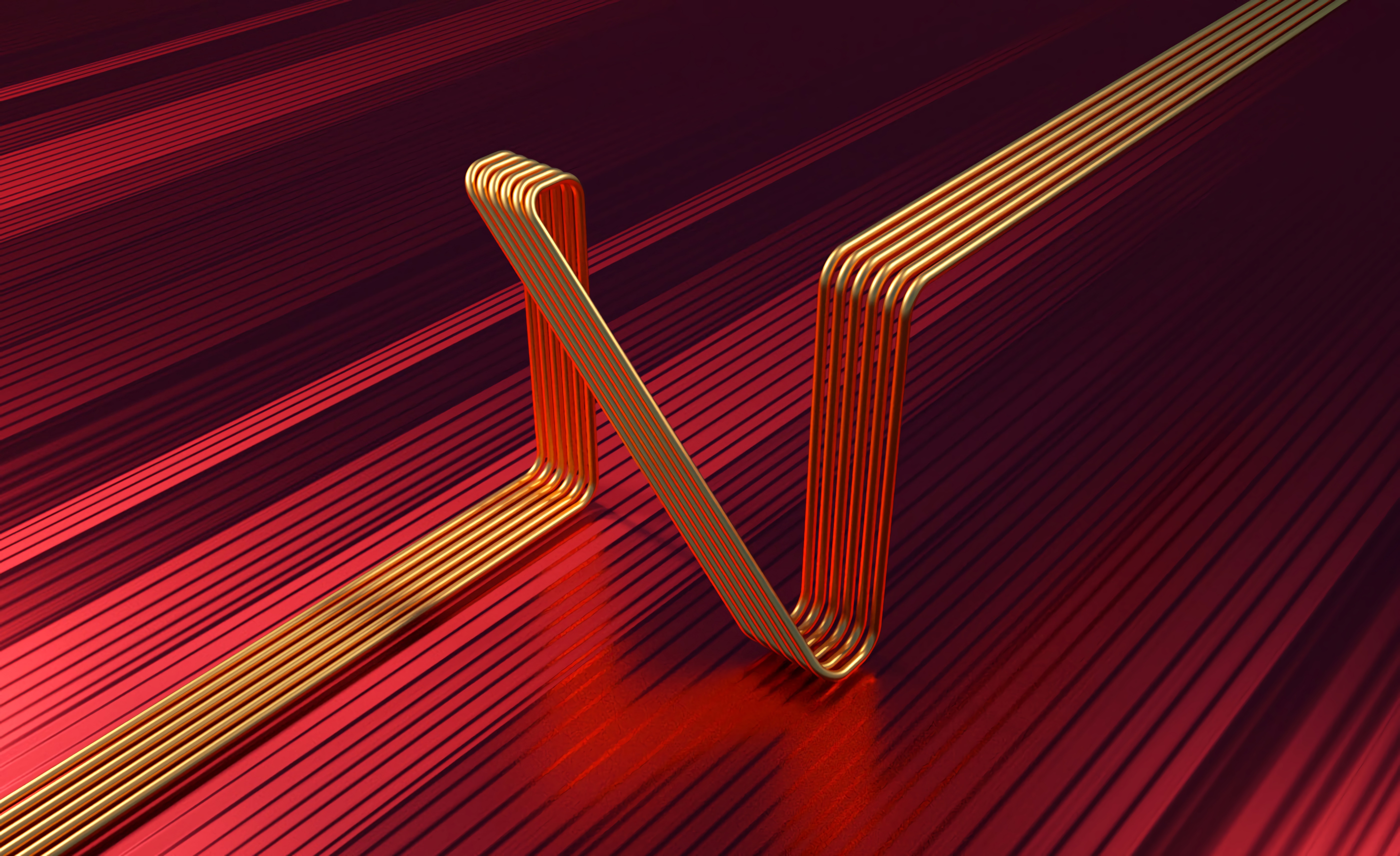 form, 3d, lines, tubes, tube, bent, curved for android