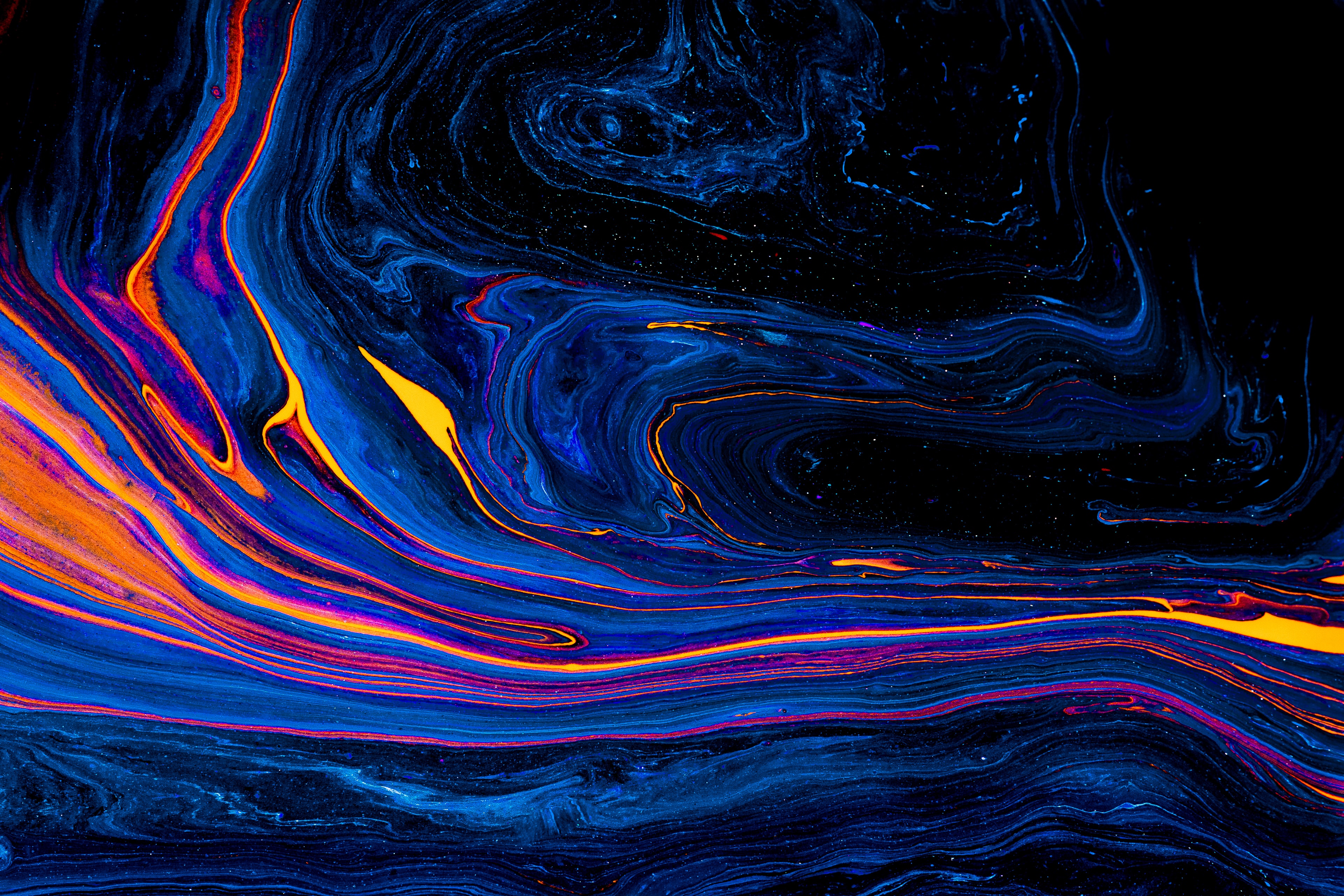 android liquid, abstract, divorces, multicolored, motley, paint