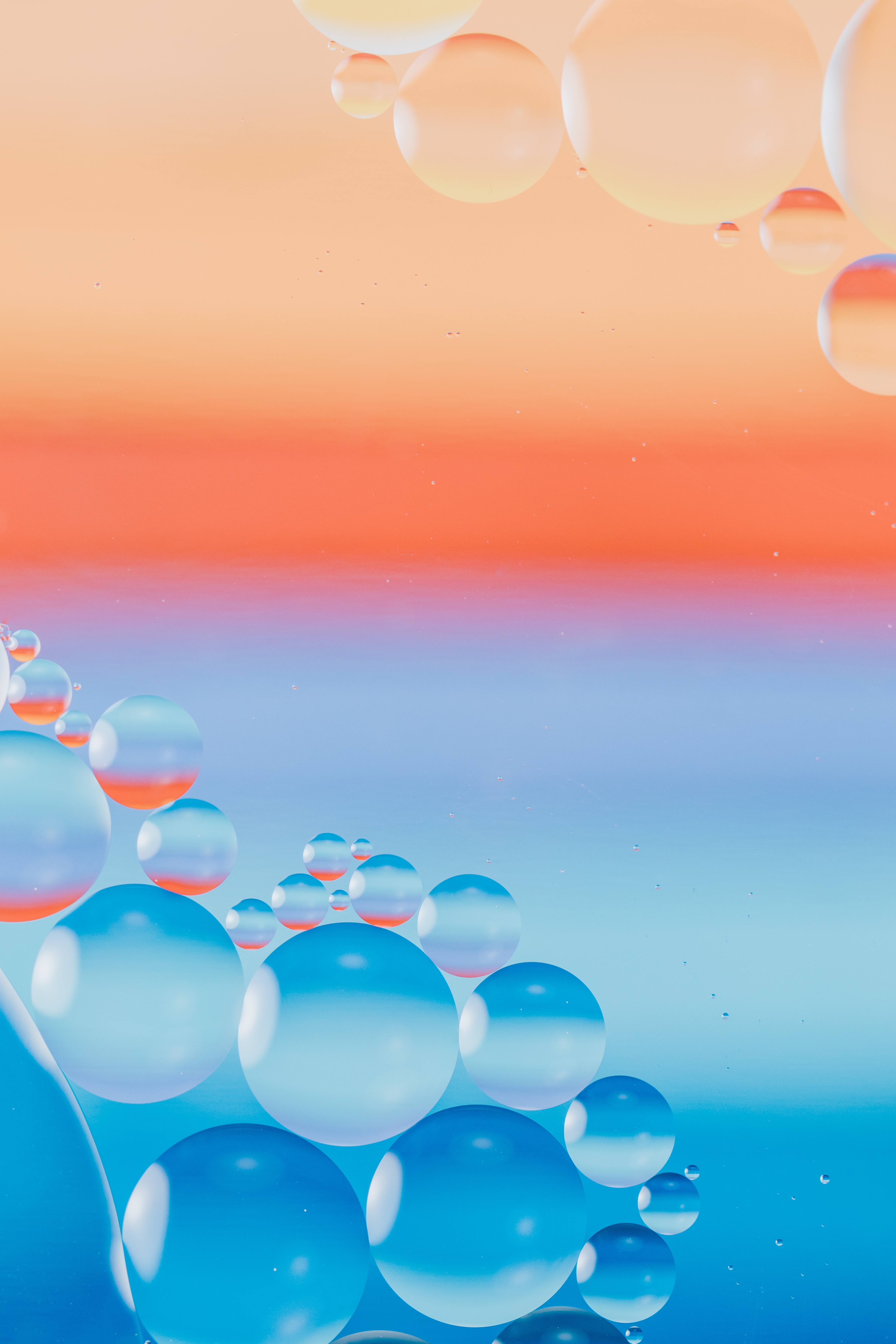 bubbles, abstract, macro, texture, close-up, liquid cellphone