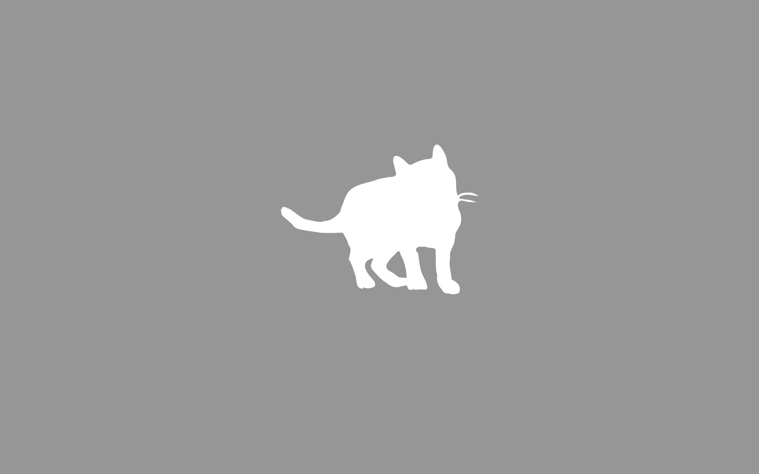 138847 Заставки і шпалери Кішка на телефон. Завантажити силует, кіт, сірий, вектор картинки безкоштовно