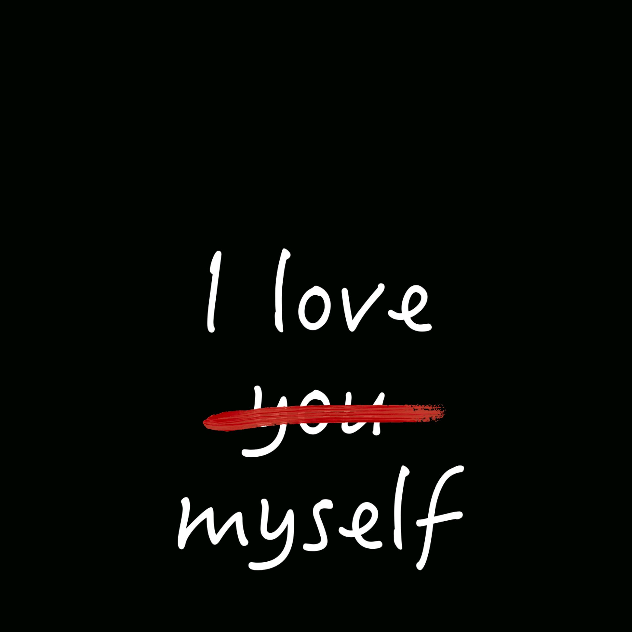 words, inscription, love you, love myself HD Wallpaper for Phone