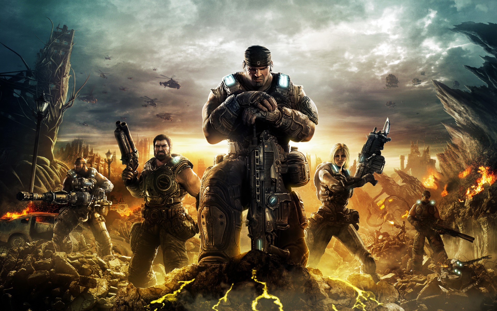 HD wallpaper gears of war, video game, gears of war 3