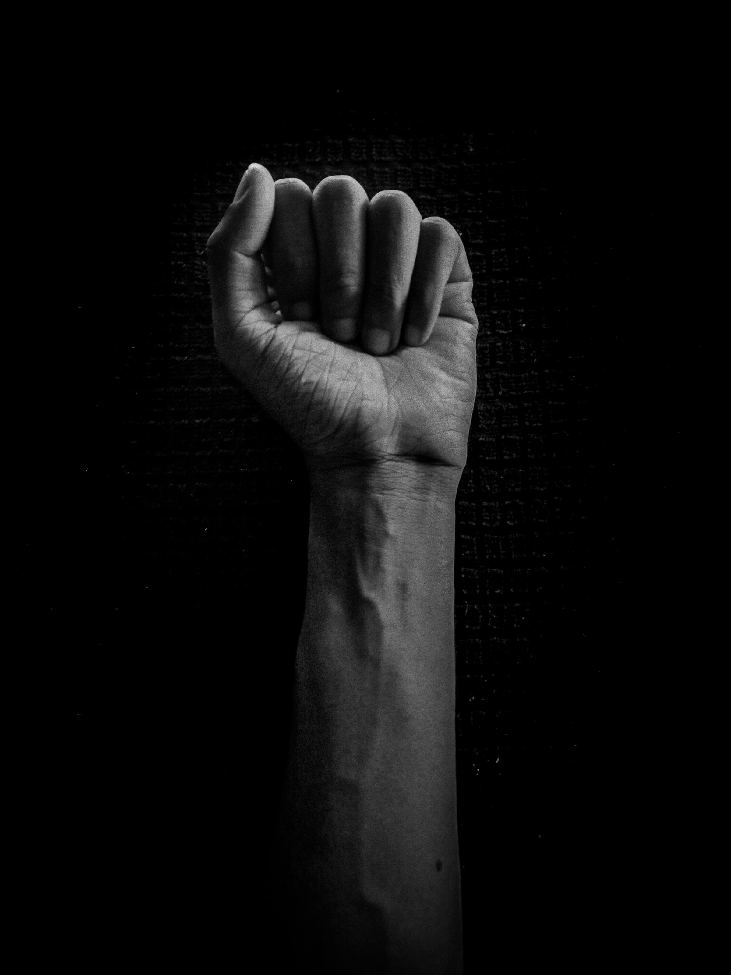 bw, hand, fist, miscellanea Panoramic Wallpapers