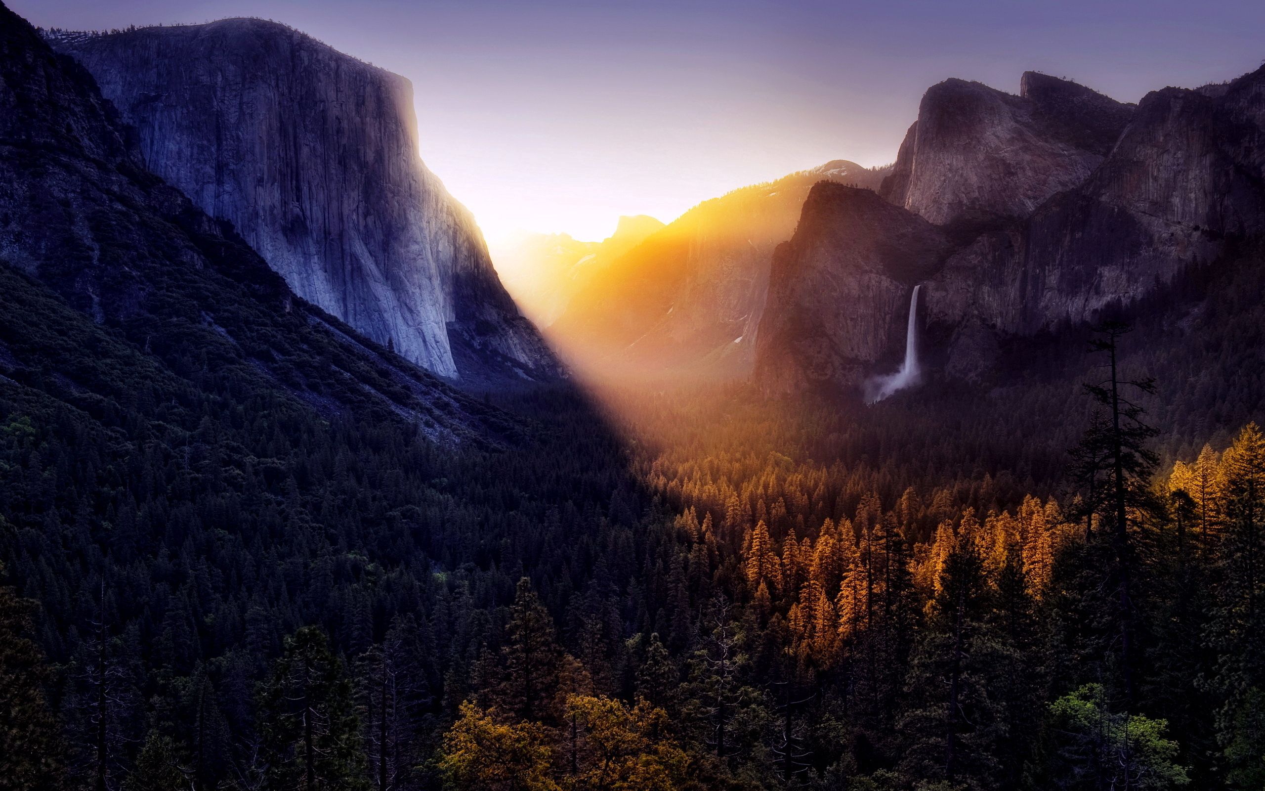 115921 Hintergrundbilder und Wasserfall Bilder auf dem Desktop. Laden Sie mountains, sunset, abend, höhe Bildschirmschoner kostenlos auf den PC herunter