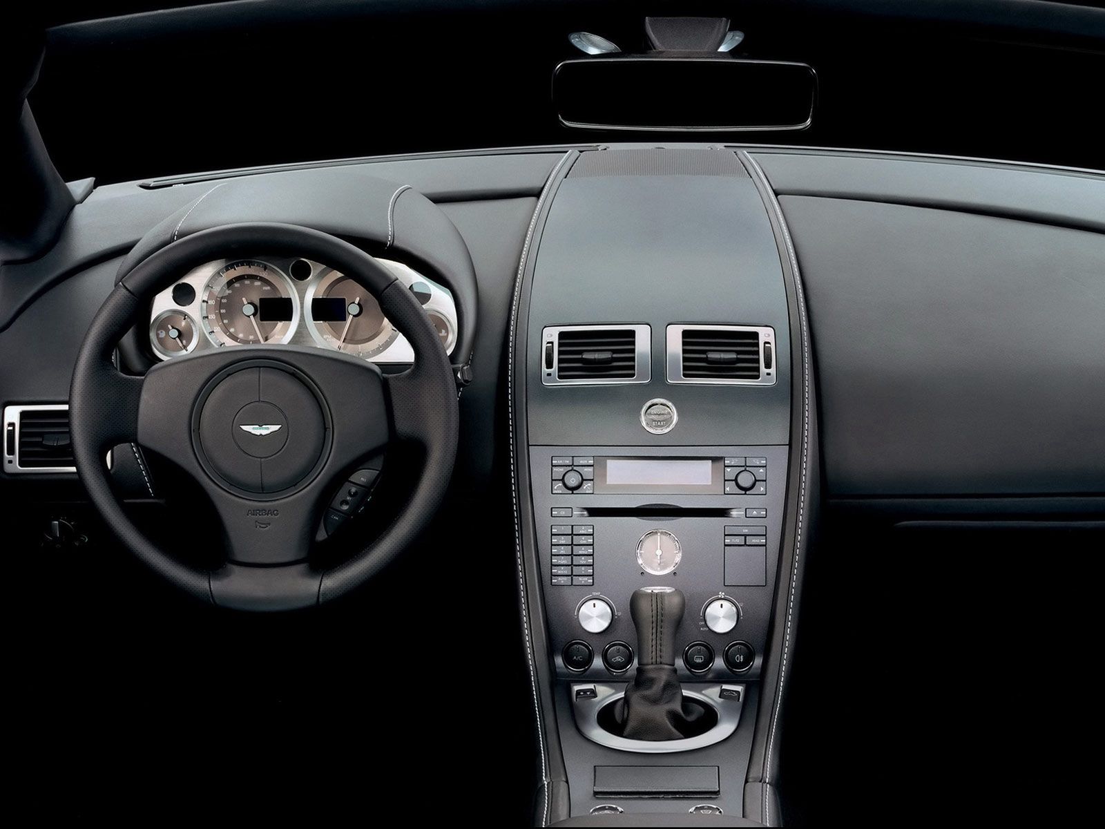 black, vantage, salon, steering wheel Hd 1080p Mobile