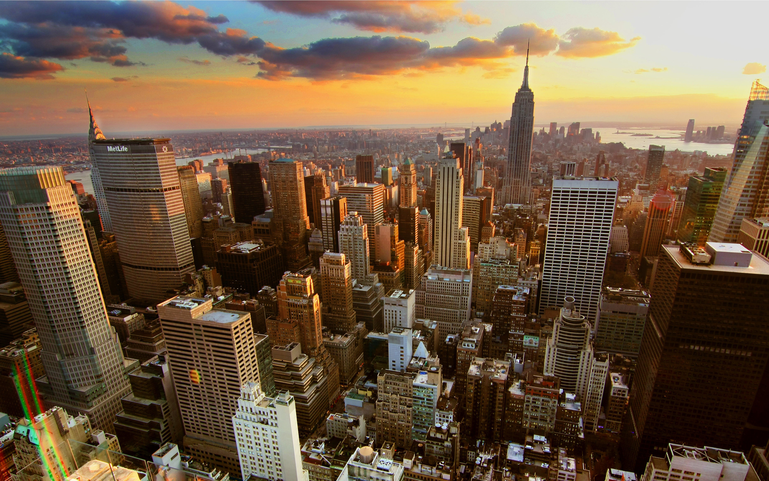 Панорама высотки Нью Йорк