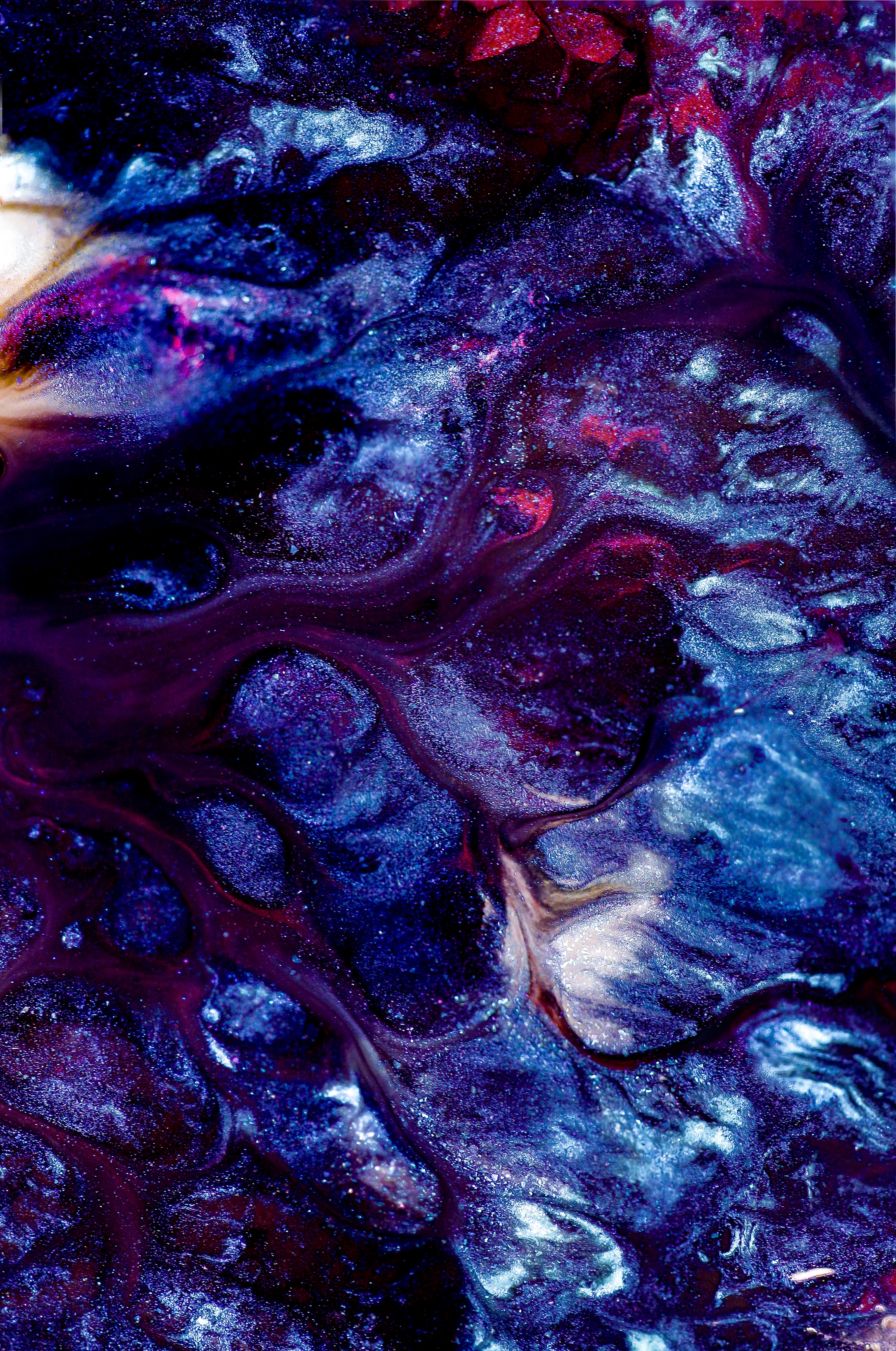violet, paint, divorces, abstract 4K iPhone