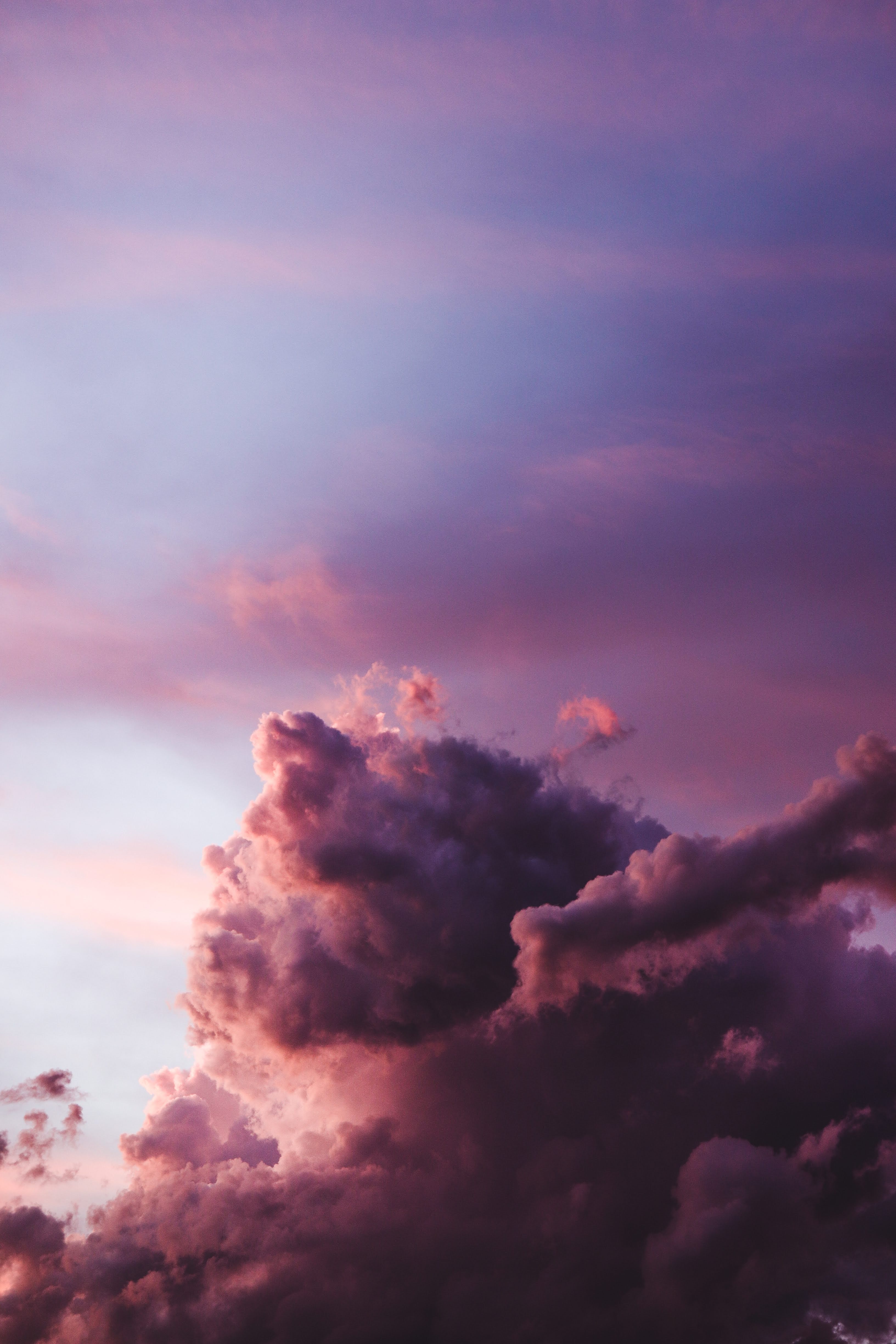 99985 скачать обои фиолетовый, облака, природа, небо, сумерки - заставки и картинки бесплатно
