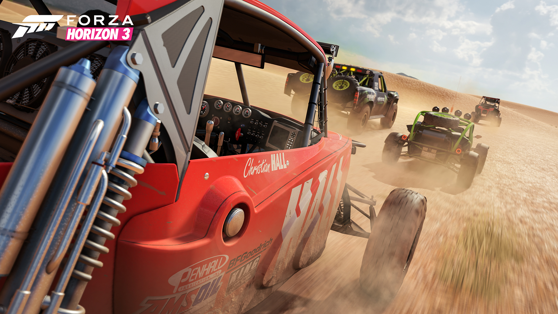 video game, forza horizon 3, desert, dust, race, forza 8K