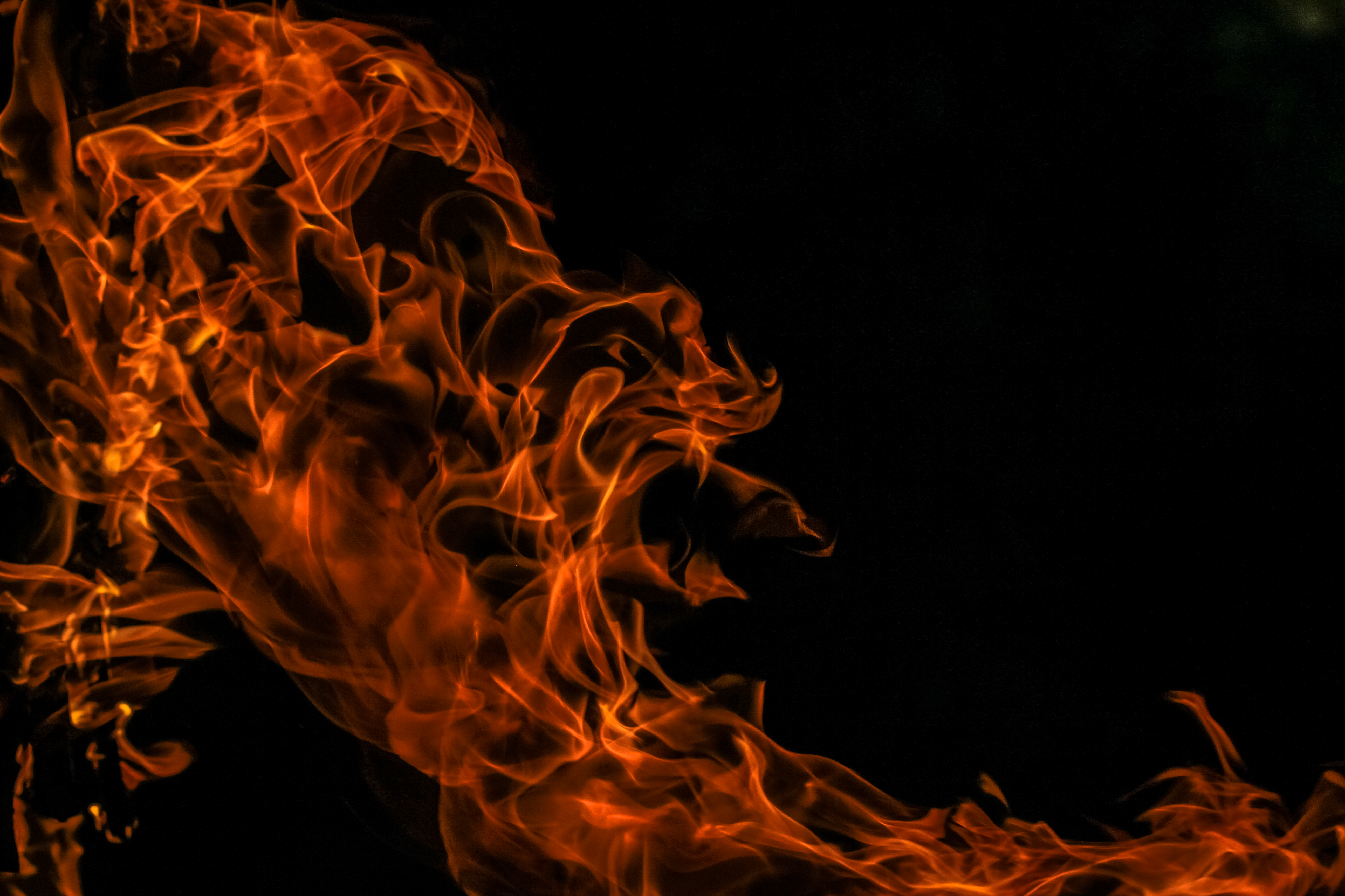 miscellaneous, dark background, fire, miscellanea 4K iPhone
