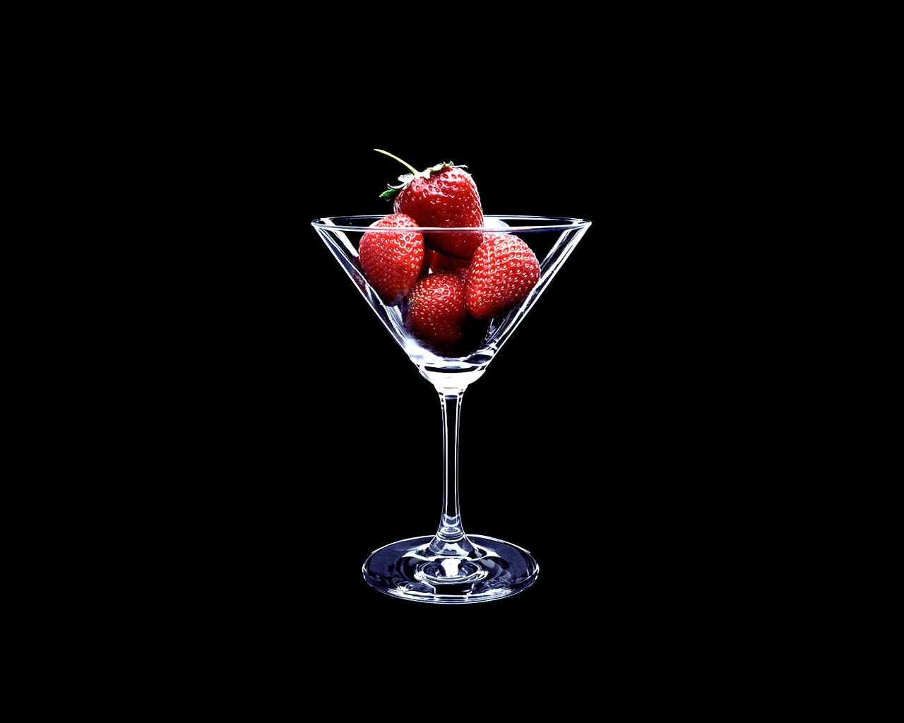 iPhone background strawberry, black, fruits, food