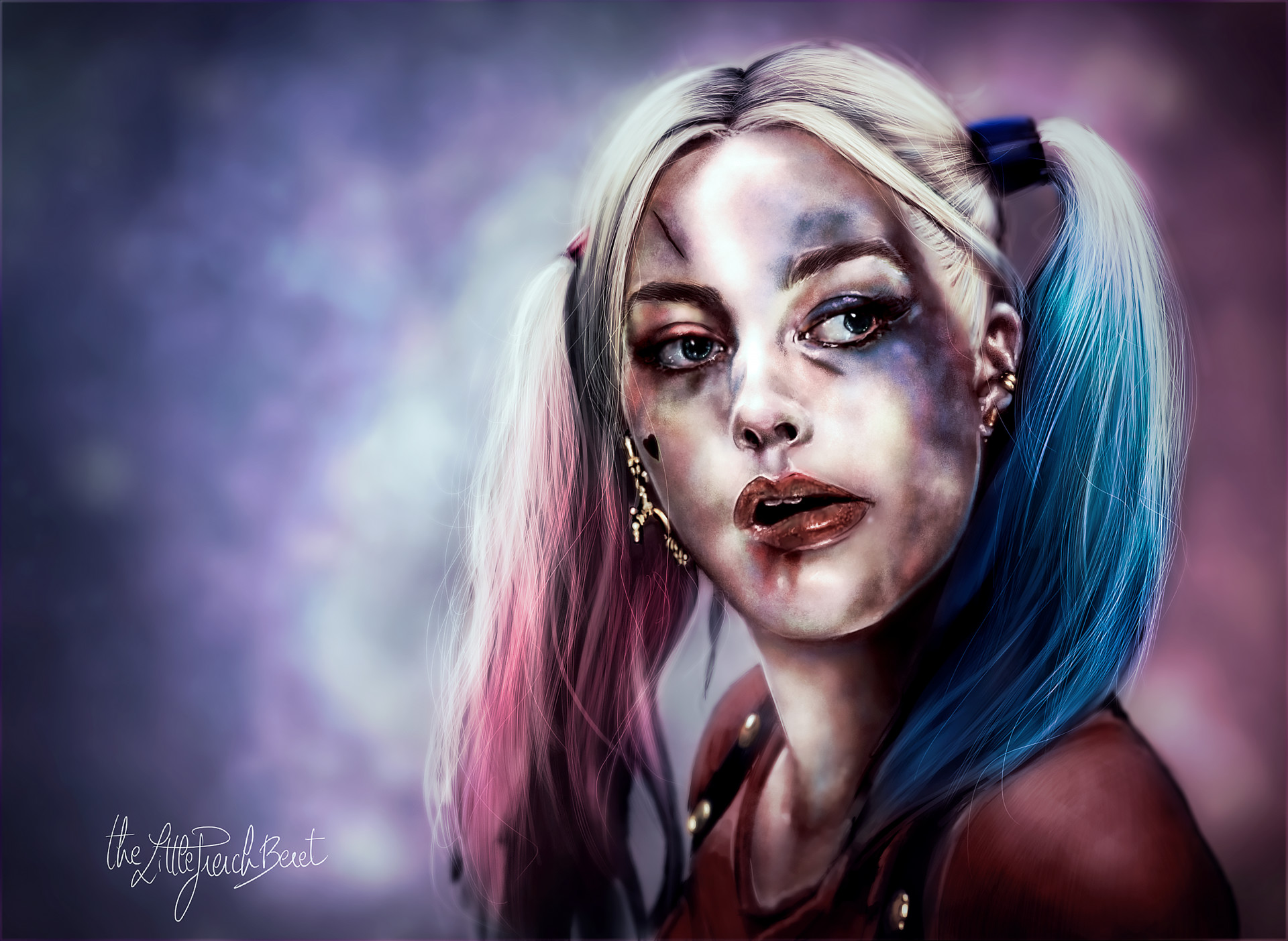 harley quinn, movie, suicide squad, two toned hair for android