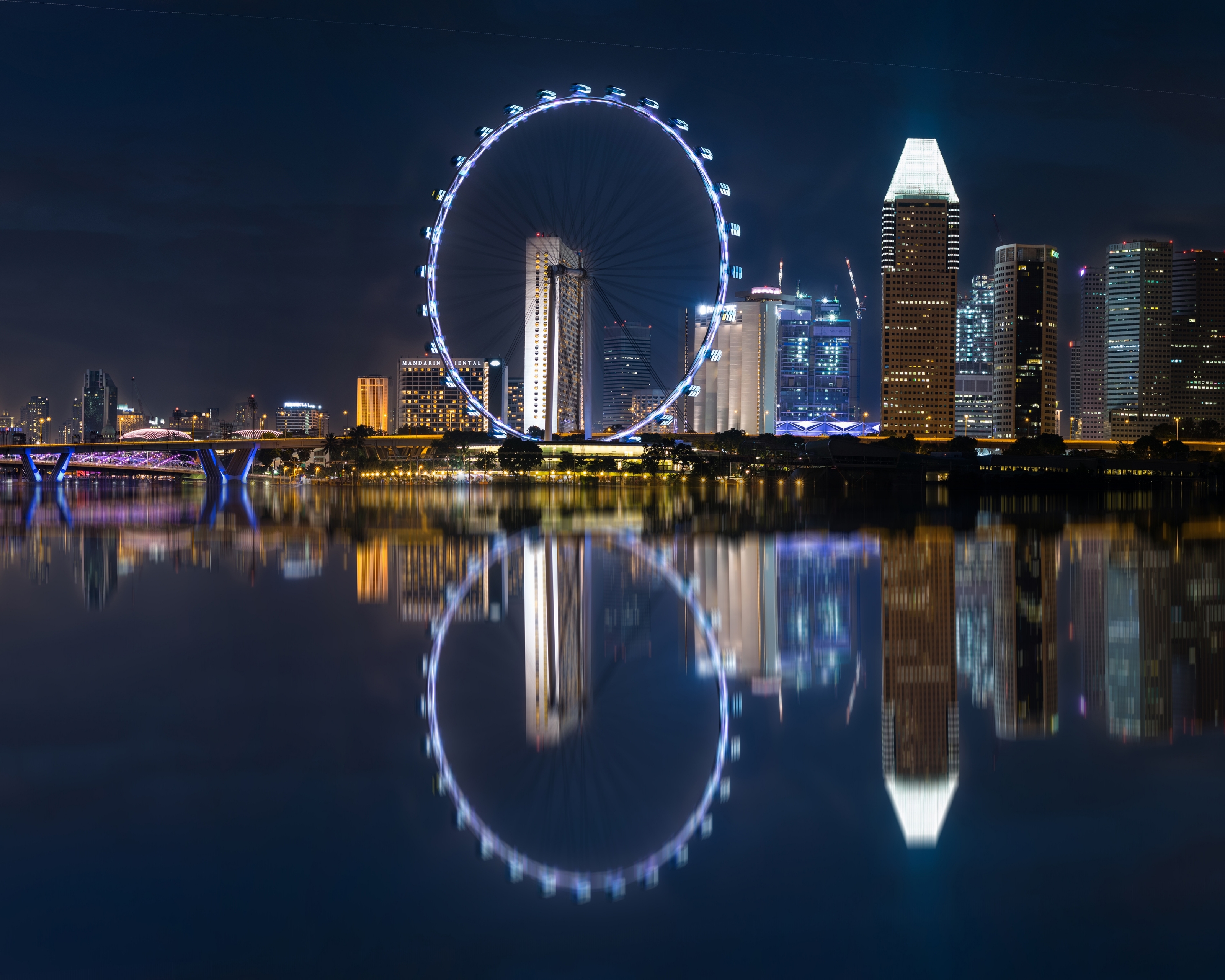 HD desktop wallpaper: Night, Building, Singapore, Man Made, Marina Bay  Sands download free picture #1220455