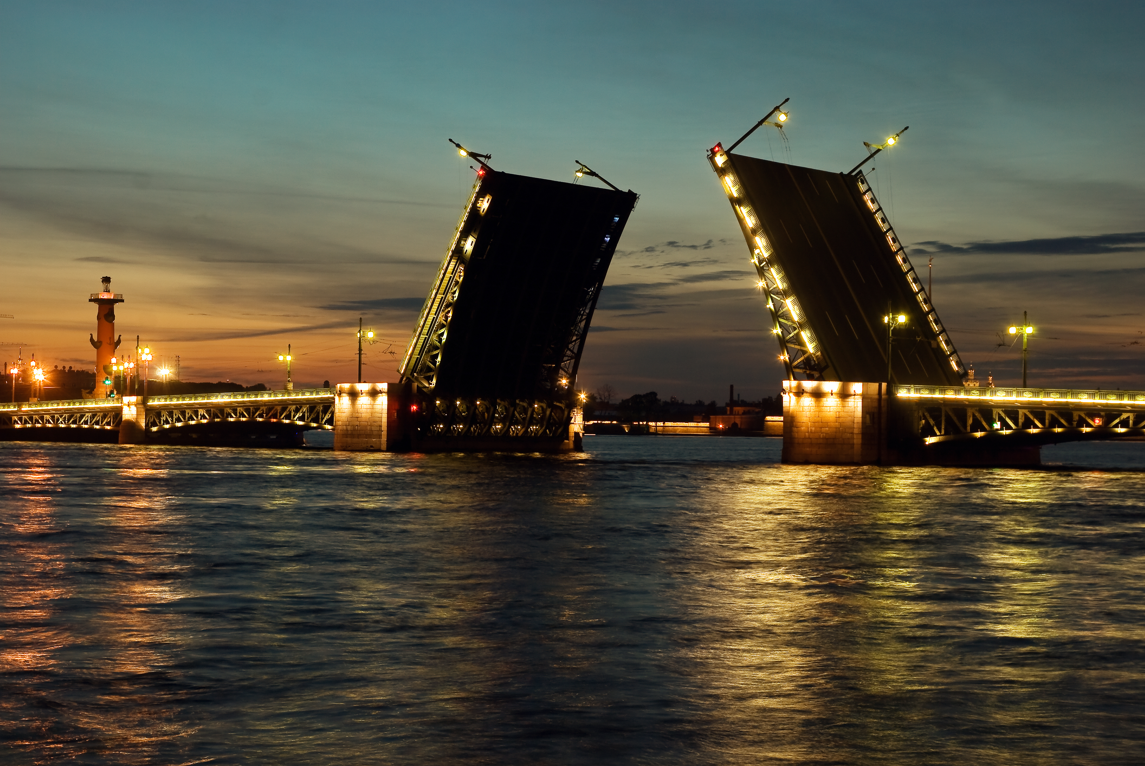 Saint Petersburg Russia разводные мосты