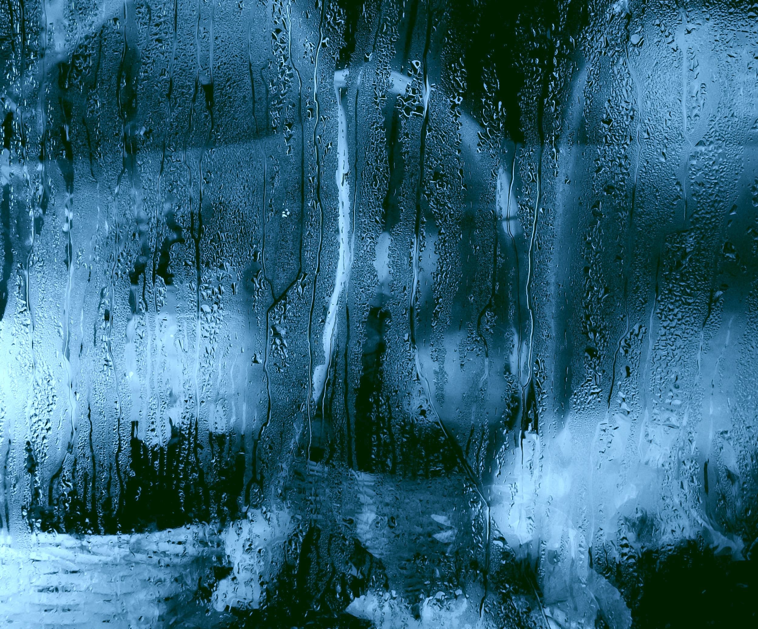 rain, macro, glass Moisture HD Android Wallpapers