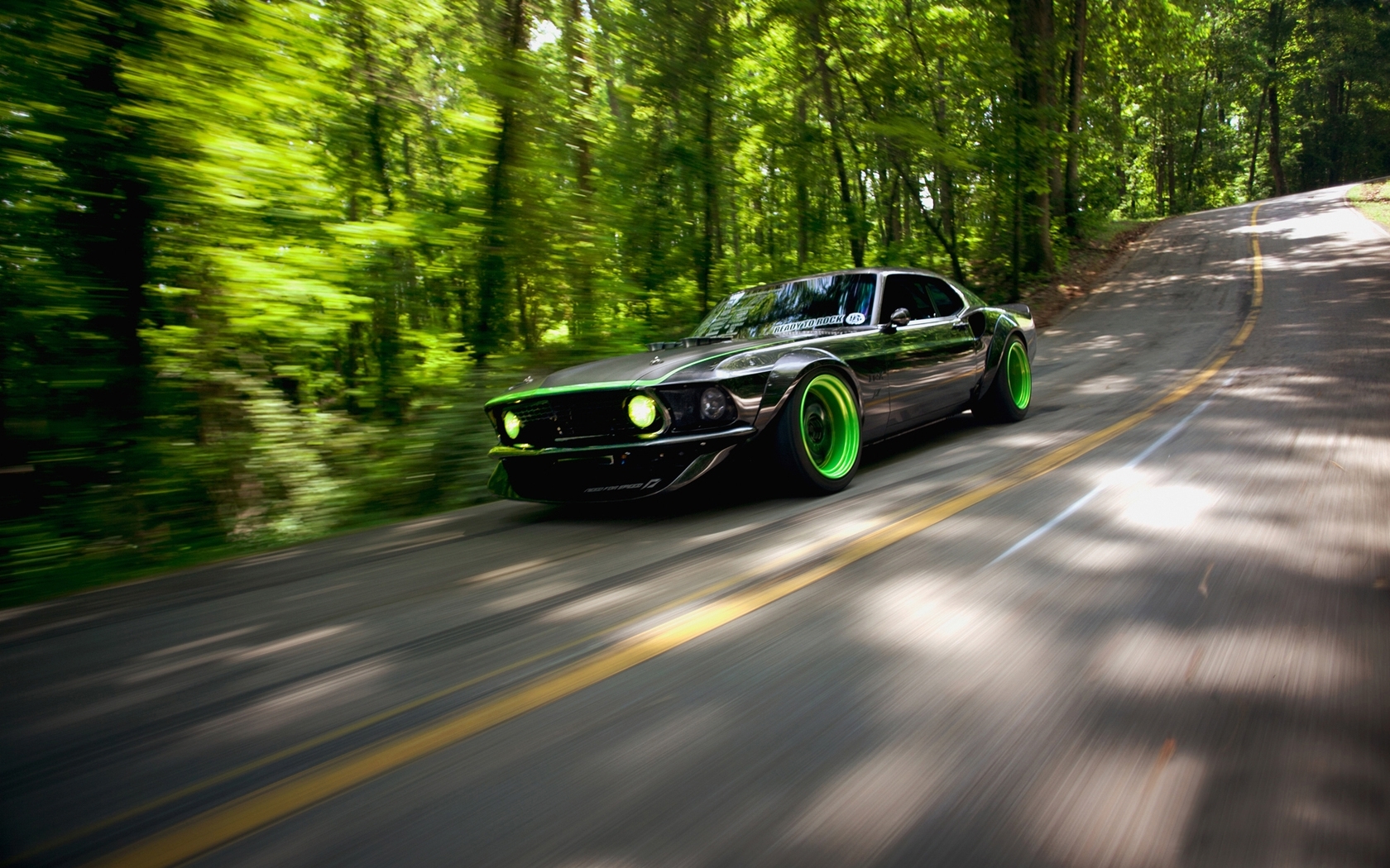 Desktop Backgrounds Mustang auto, transport, roads