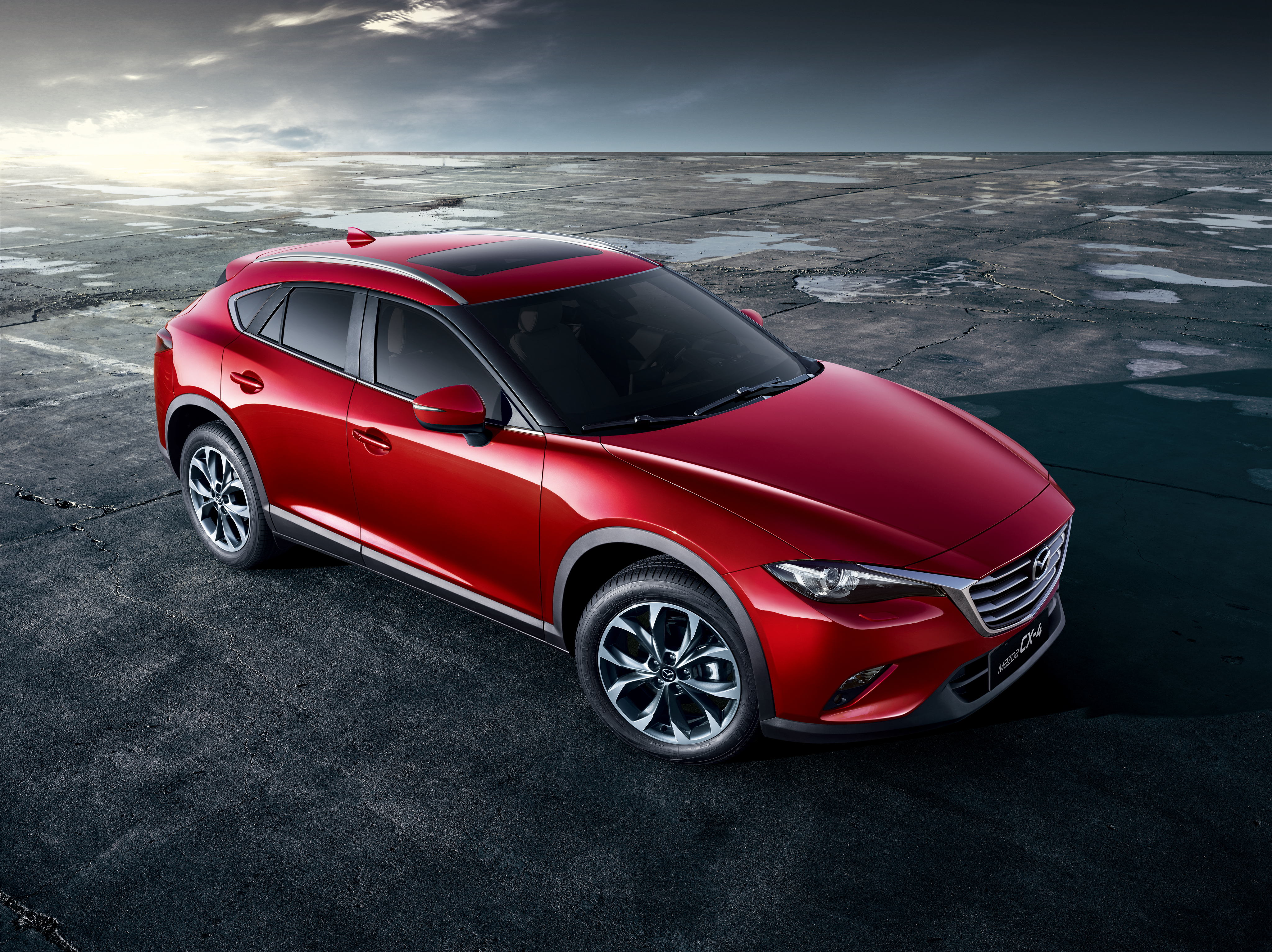 136390 Bildschirmschoner und Hintergrundbilder Mazda auf Ihrem Telefon. Laden Sie mazda, cars, rot, seitenansicht, cx-4 Bilder kostenlos herunter
